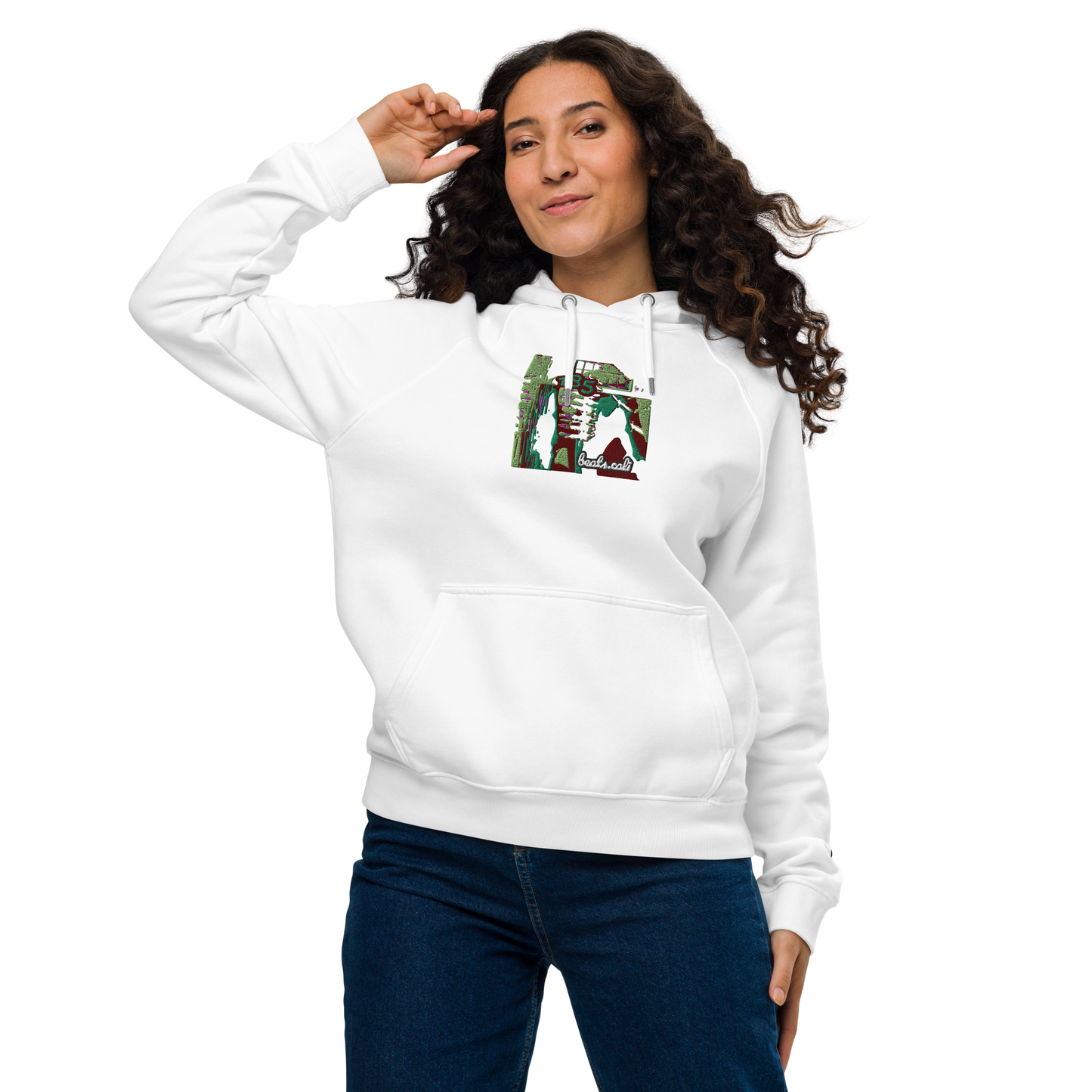 Unisex raglan hoodie