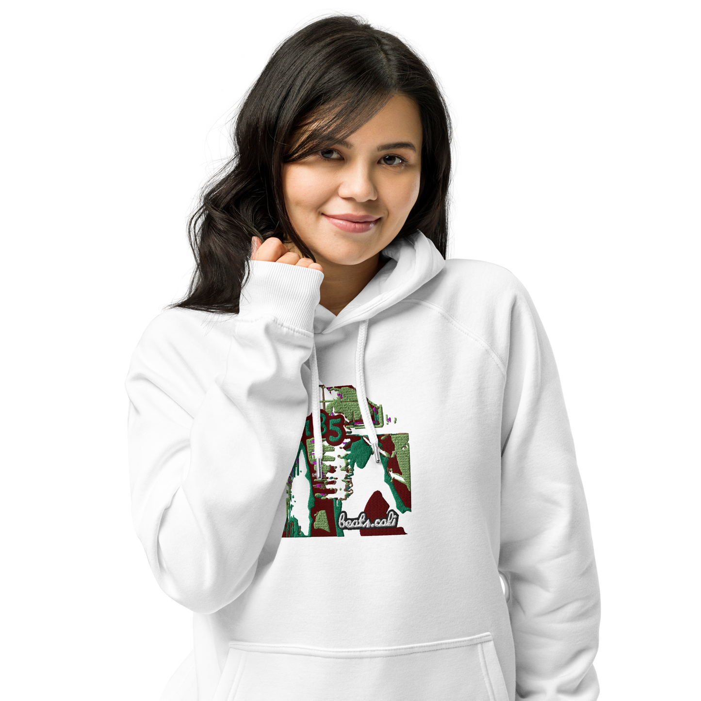 Unisex raglan hoodie