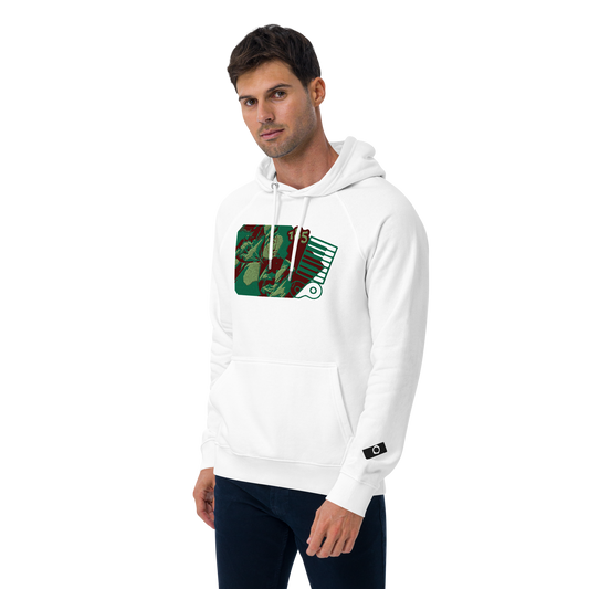 Unisex raglan hoodie