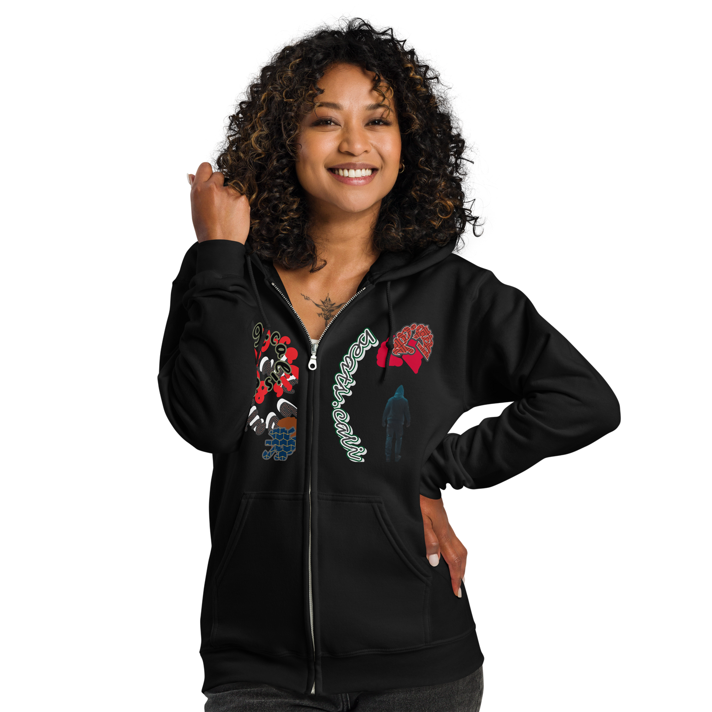 Unisex heavy blend zip hoodie