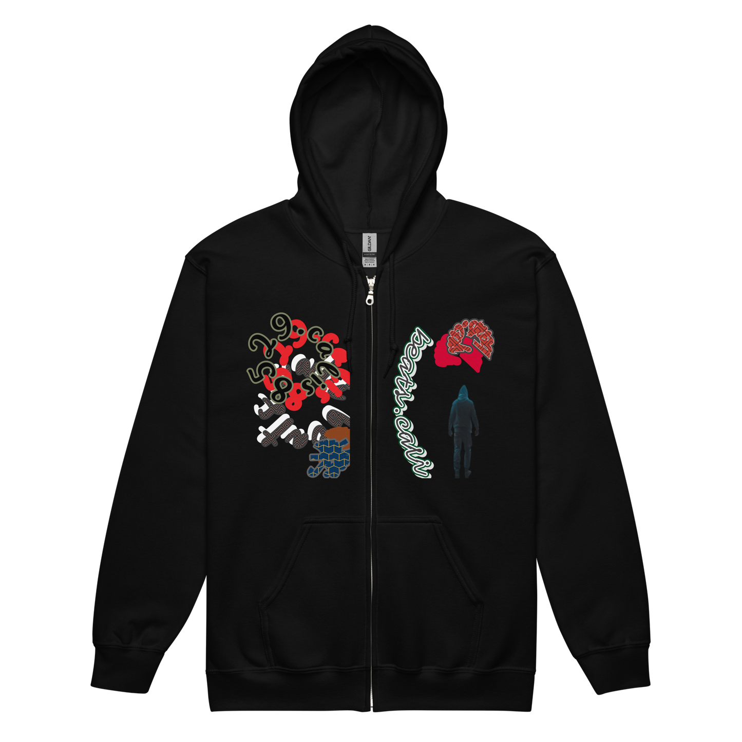 Unisex heavy blend zip hoodie