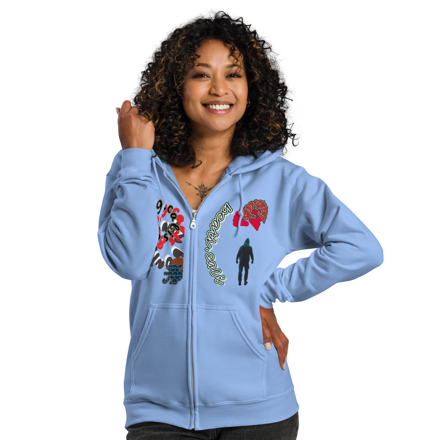 Unisex heavy blend zip hoodie