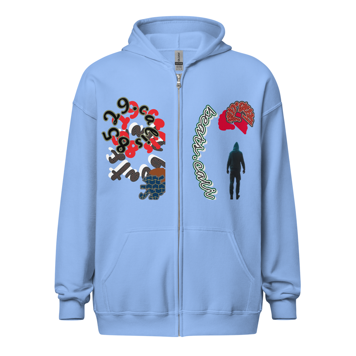 Unisex heavy blend zip hoodie