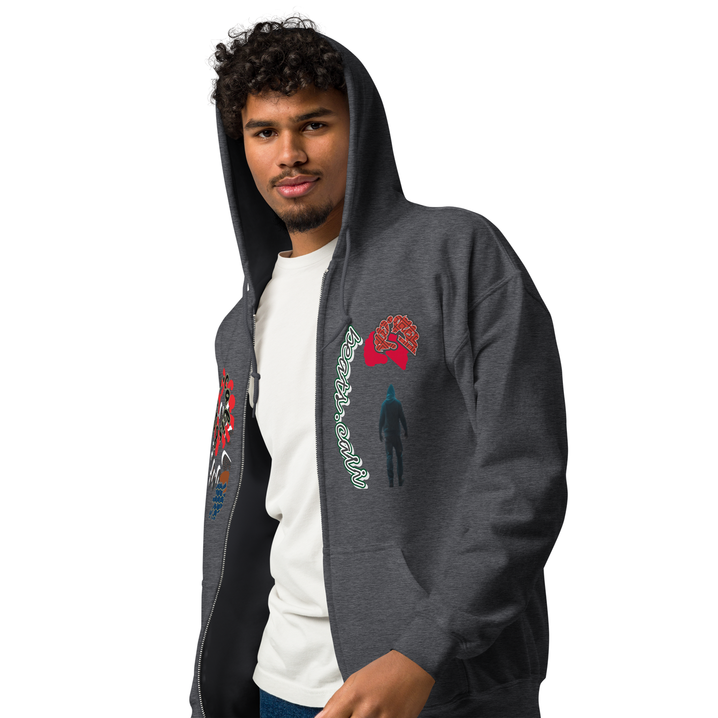 Unisex heavy blend zip hoodie