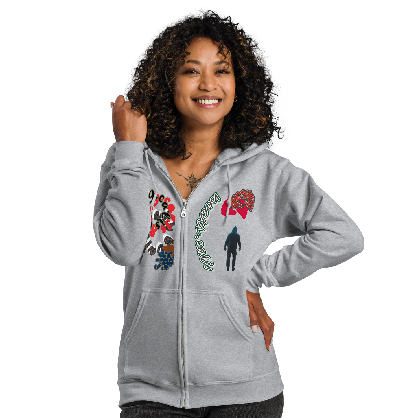 Unisex heavy blend zip hoodie