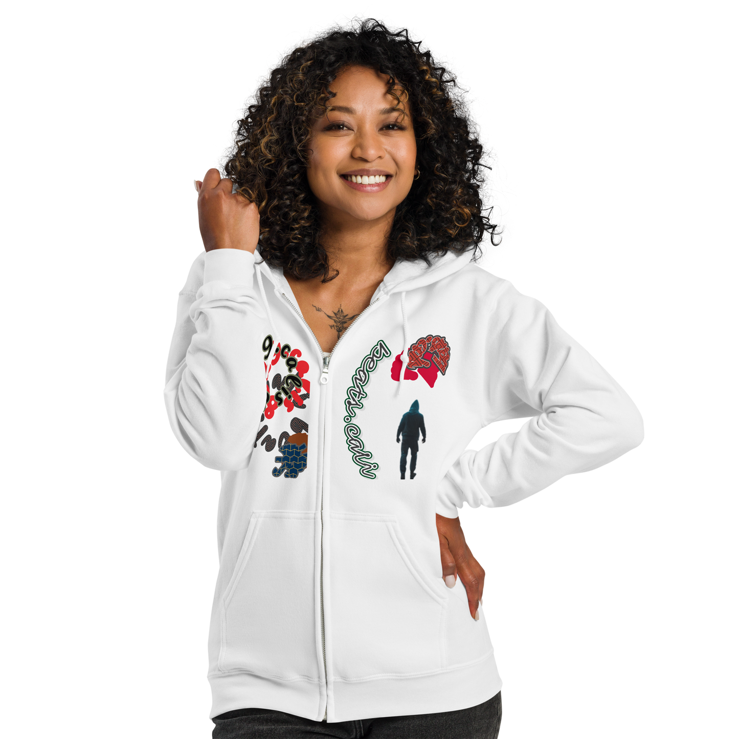 Unisex heavy blend zip hoodie