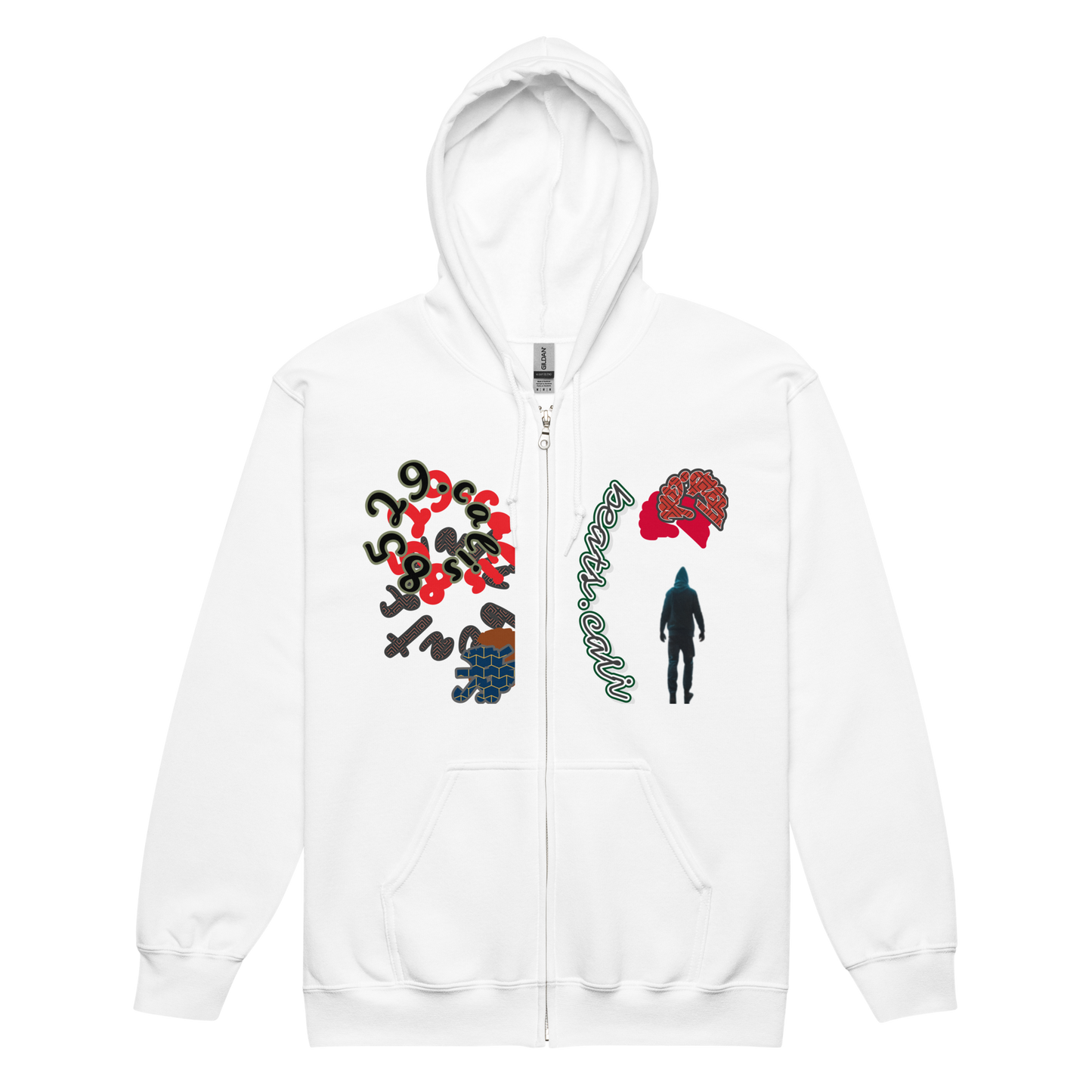 Unisex heavy blend zip hoodie