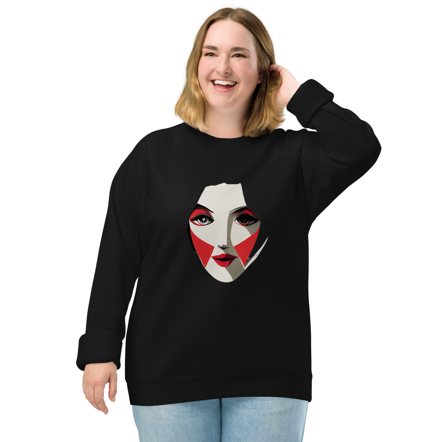 Unisex raglan sweatshirt