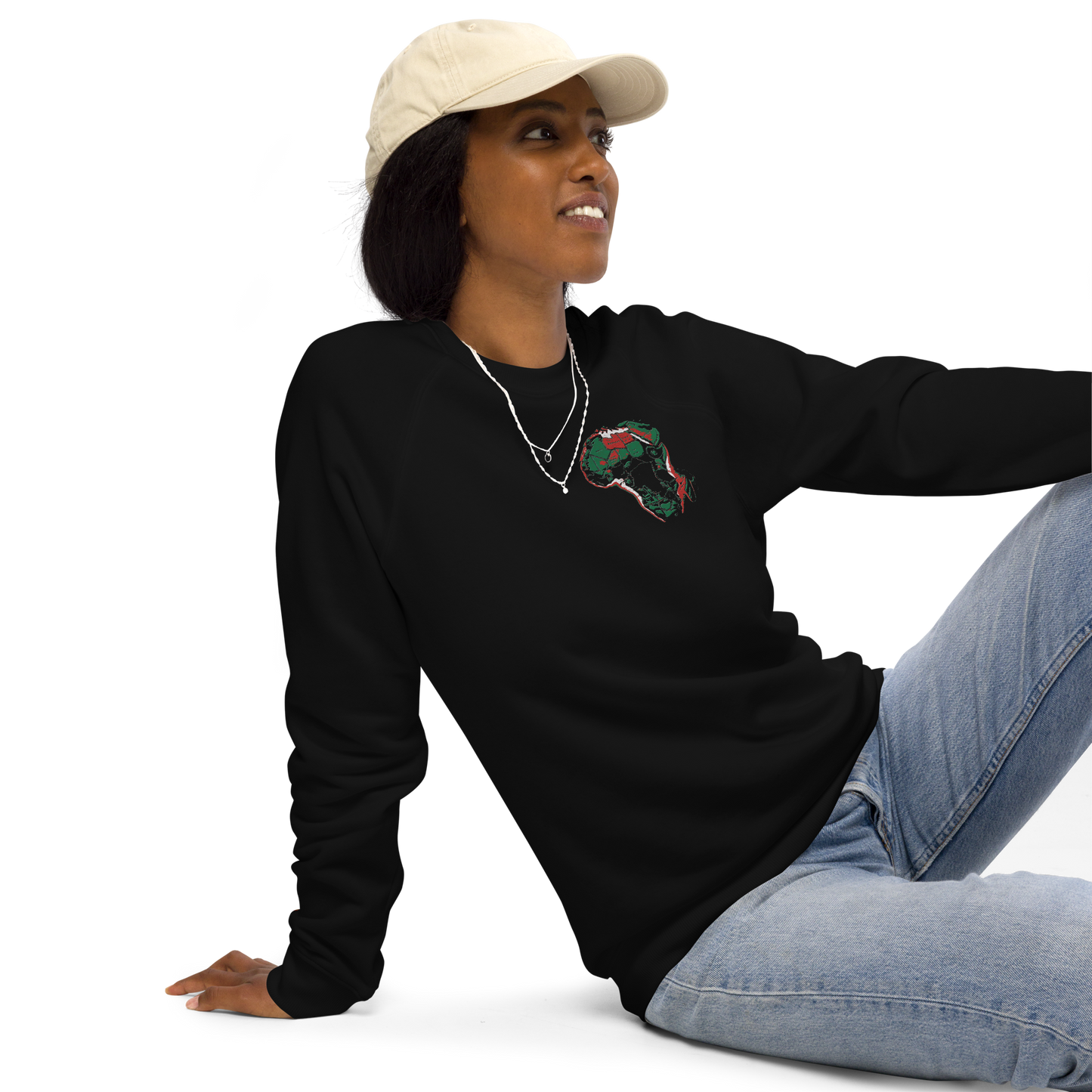 Unisex raglan sweatshirt
