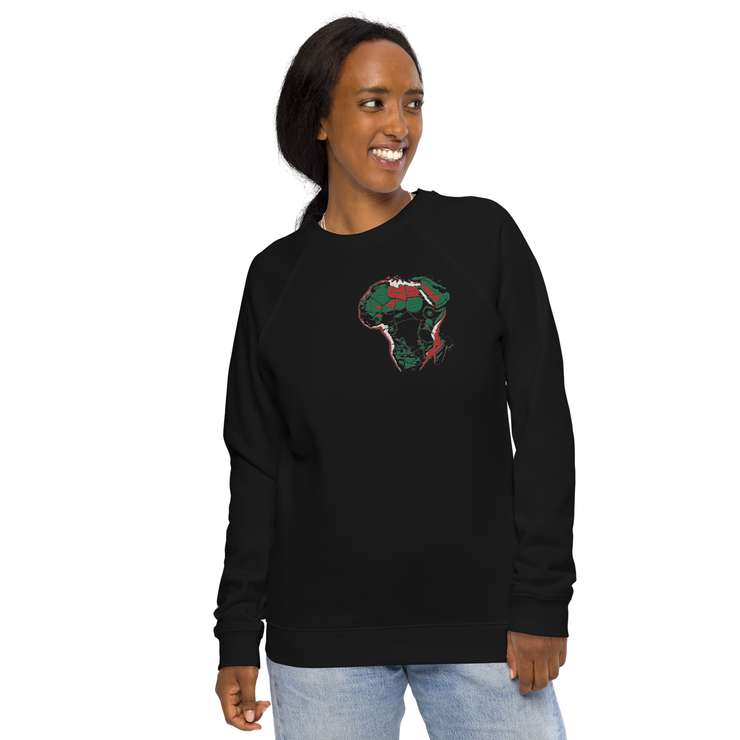Unisex raglan sweatshirt