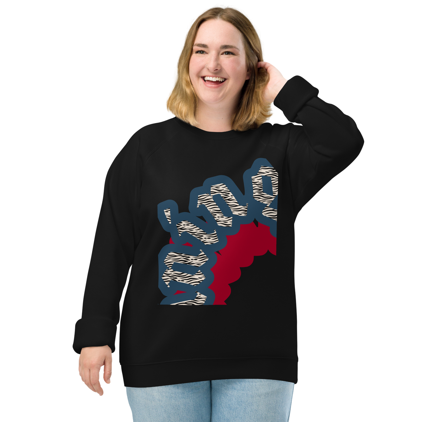 Unisex raglan sweatshirt