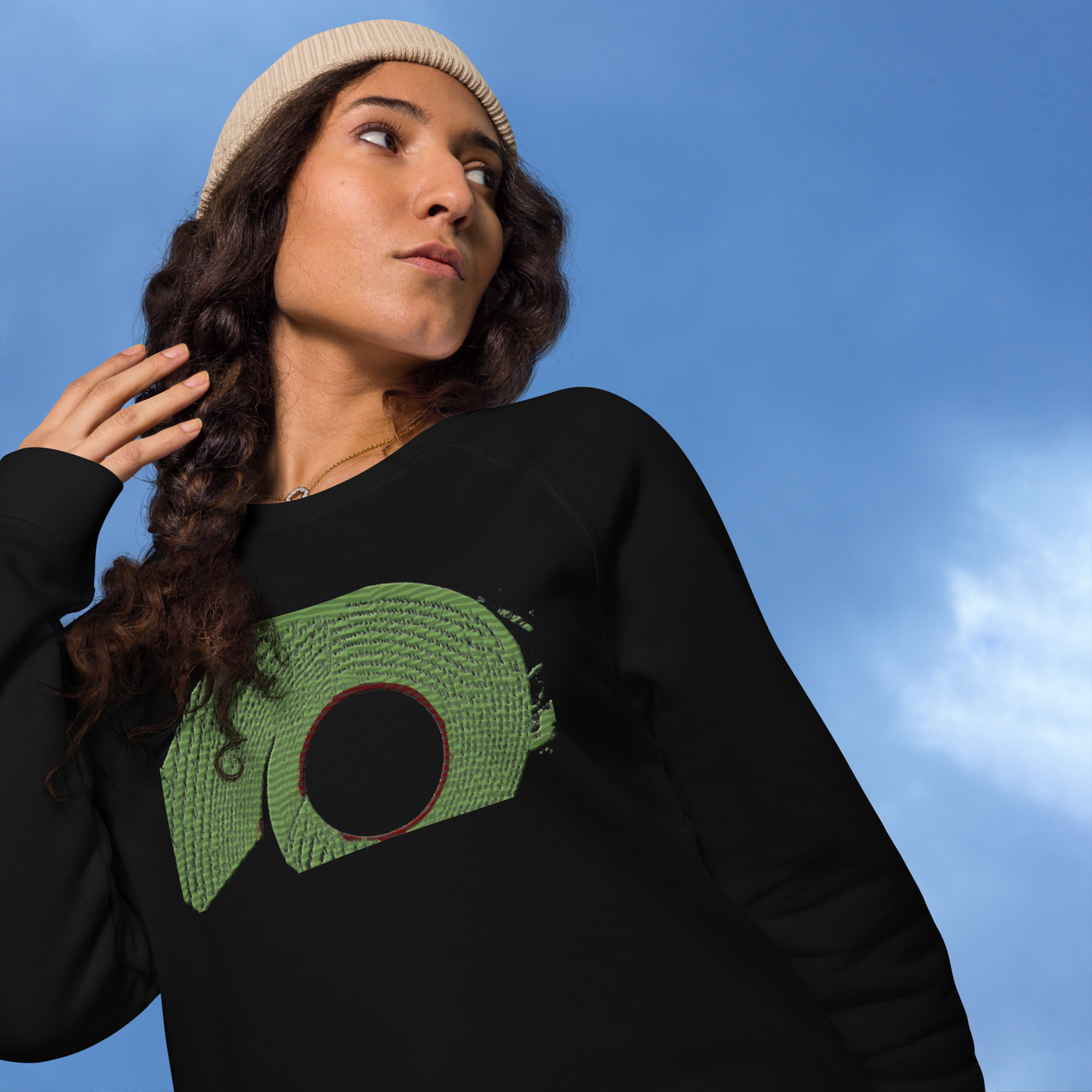 Unisex raglan sweatshirt