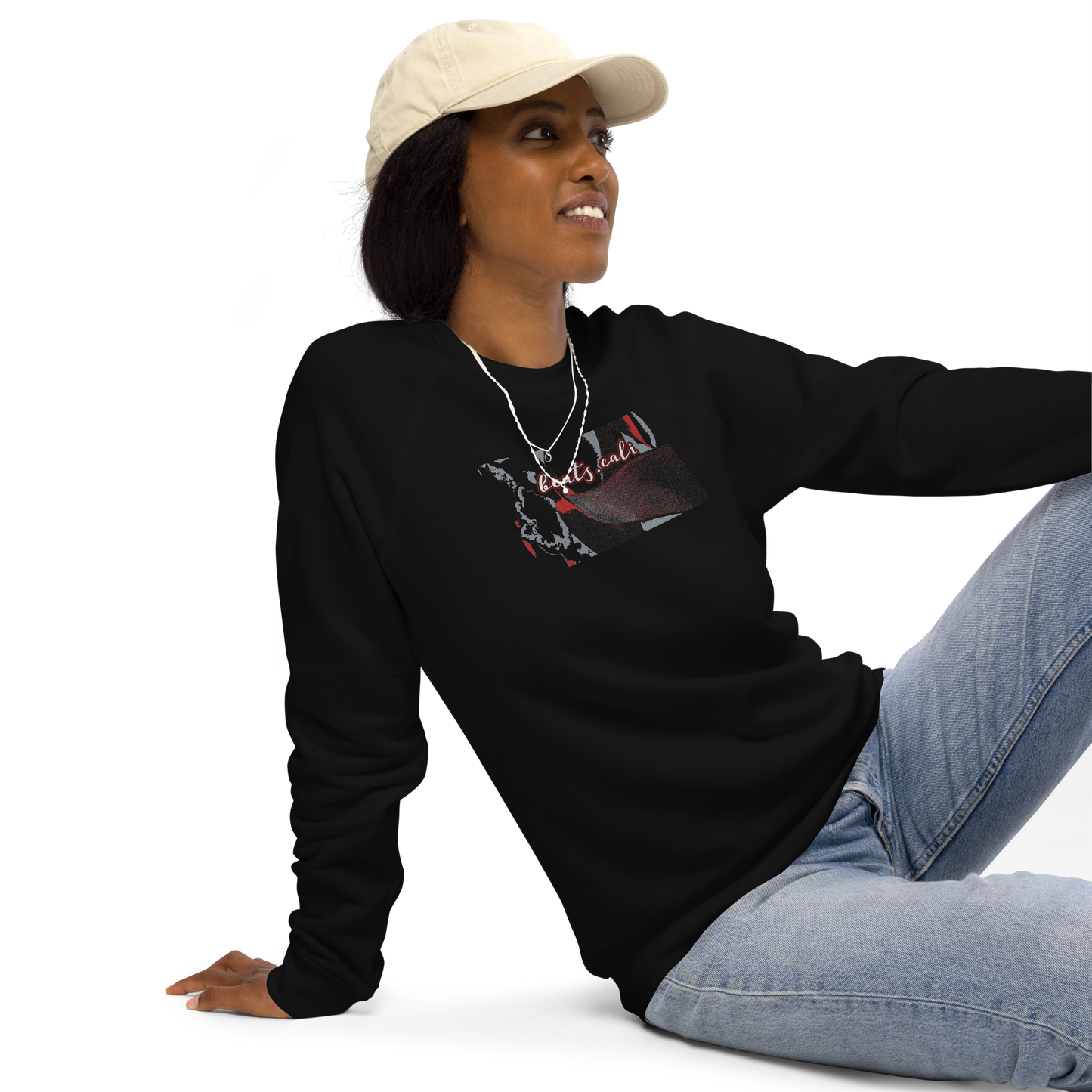 Unisex raglan sweatshirt