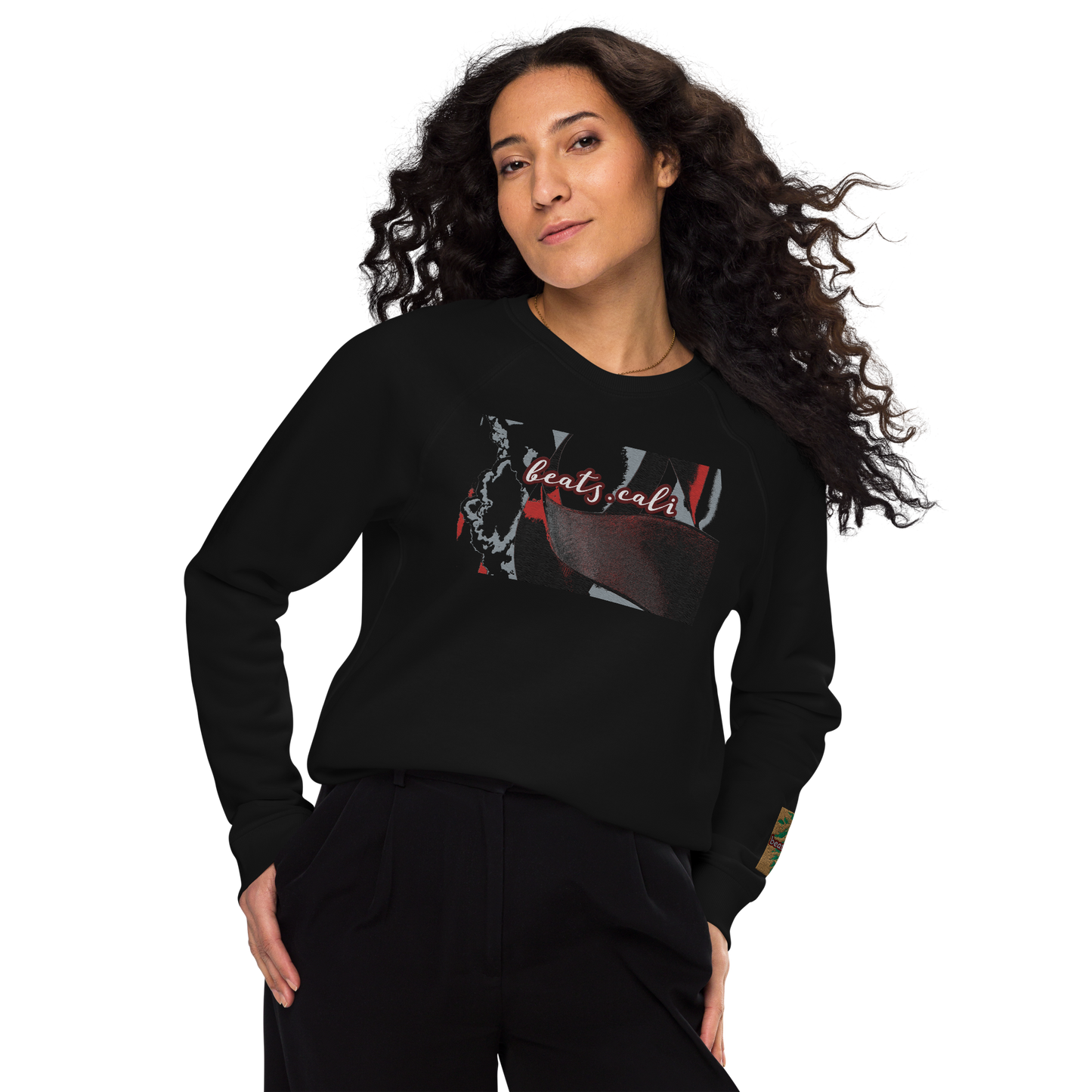 Unisex raglan sweatshirt