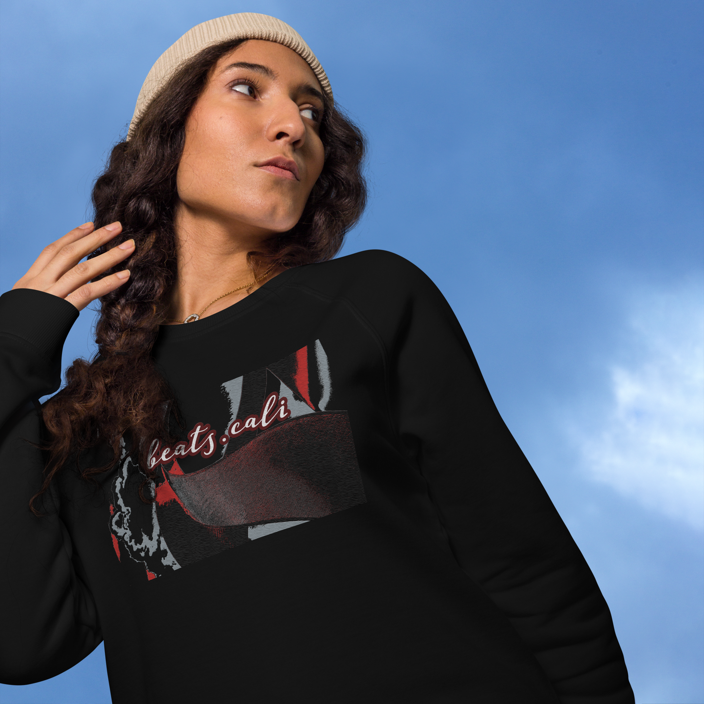 Unisex raglan sweatshirt