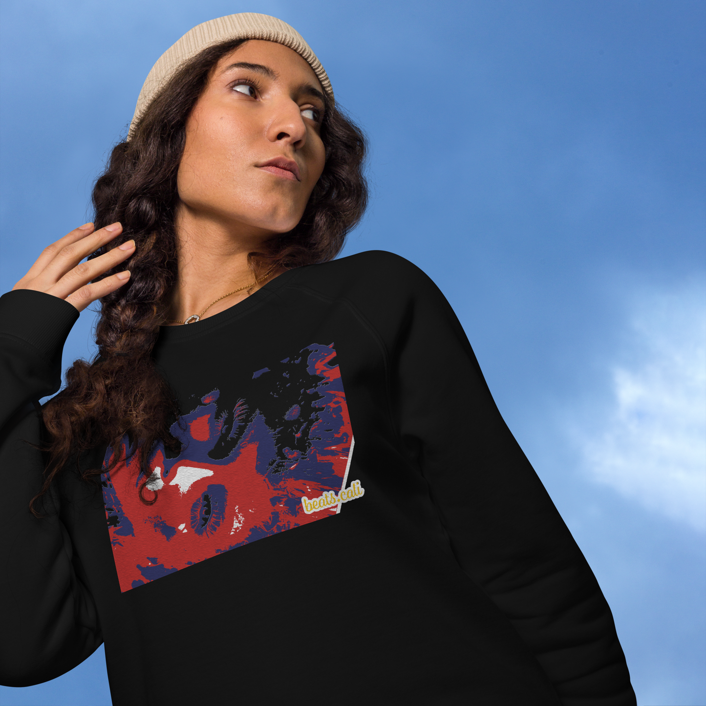 Unisex raglan sweatshirt