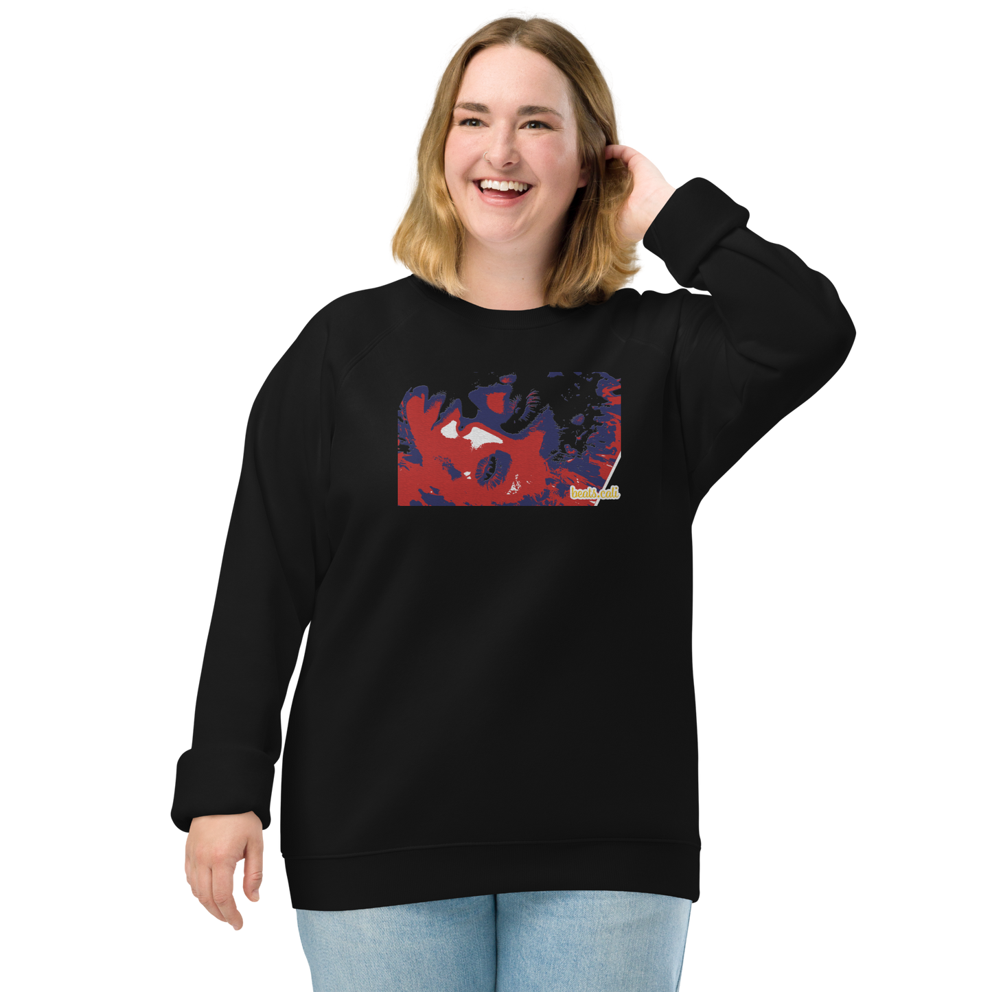 Unisex raglan sweatshirt