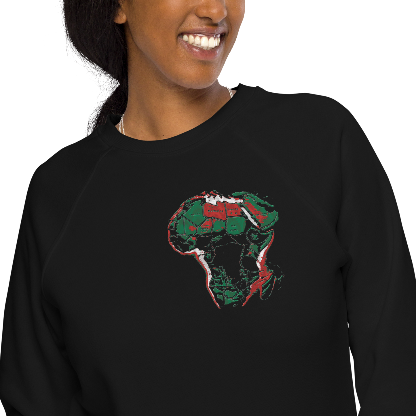 Unisex raglan sweatshirt