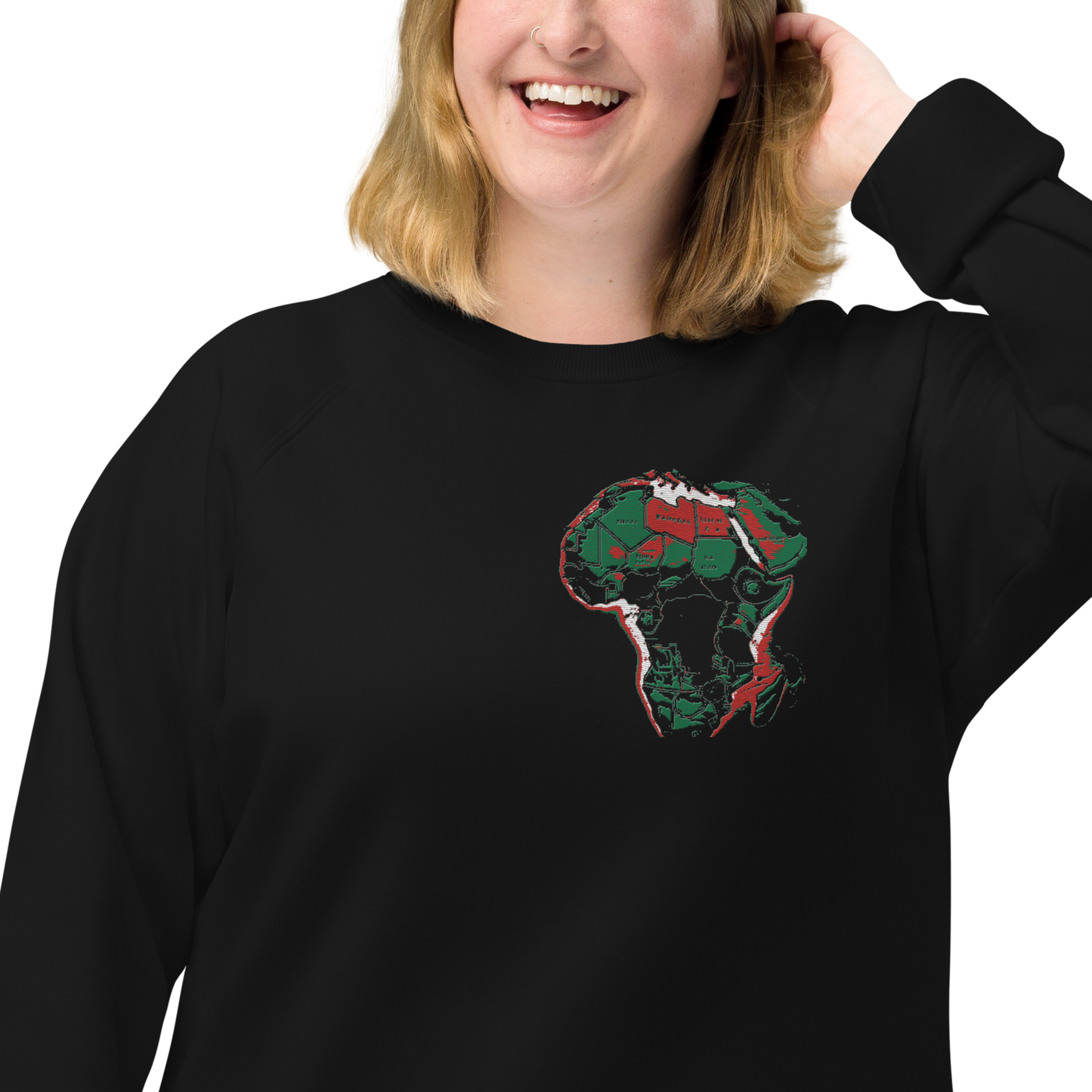 Unisex raglan sweatshirt