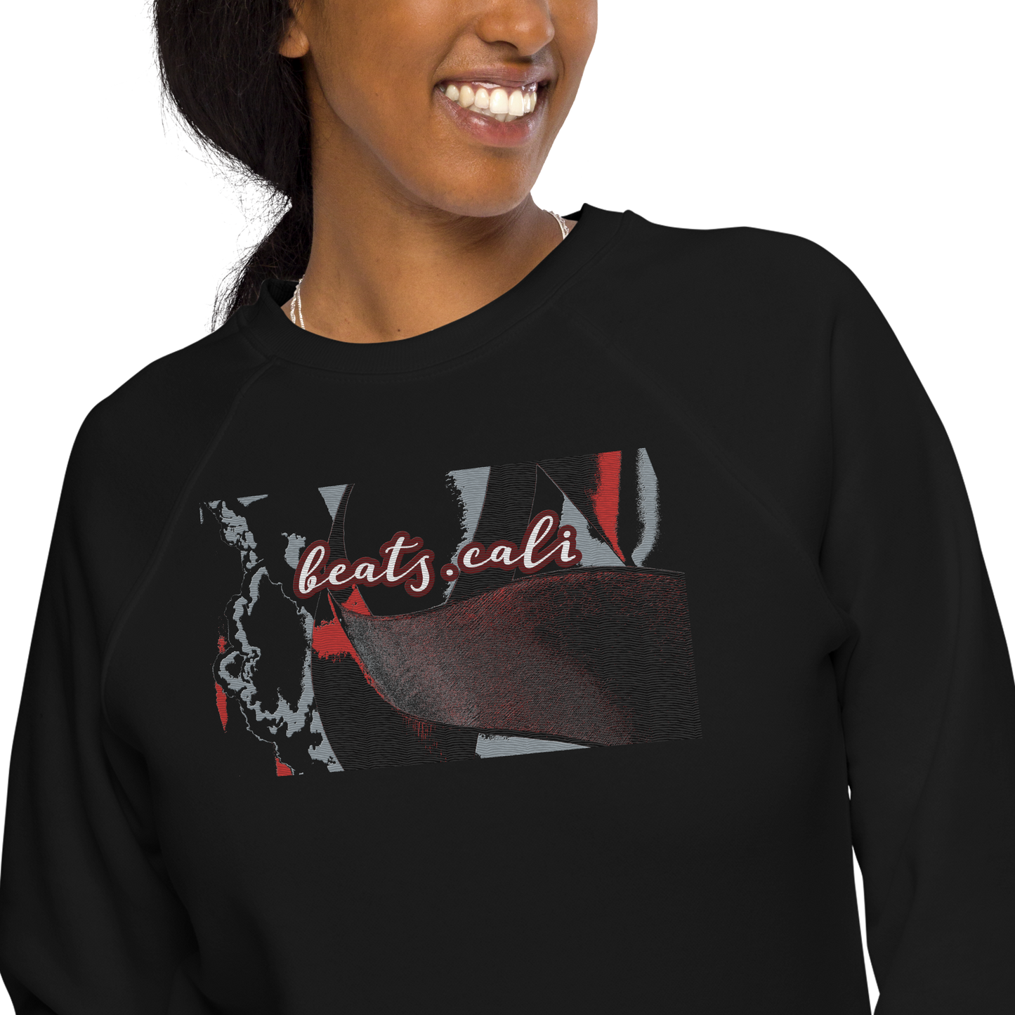 Unisex raglan sweatshirt