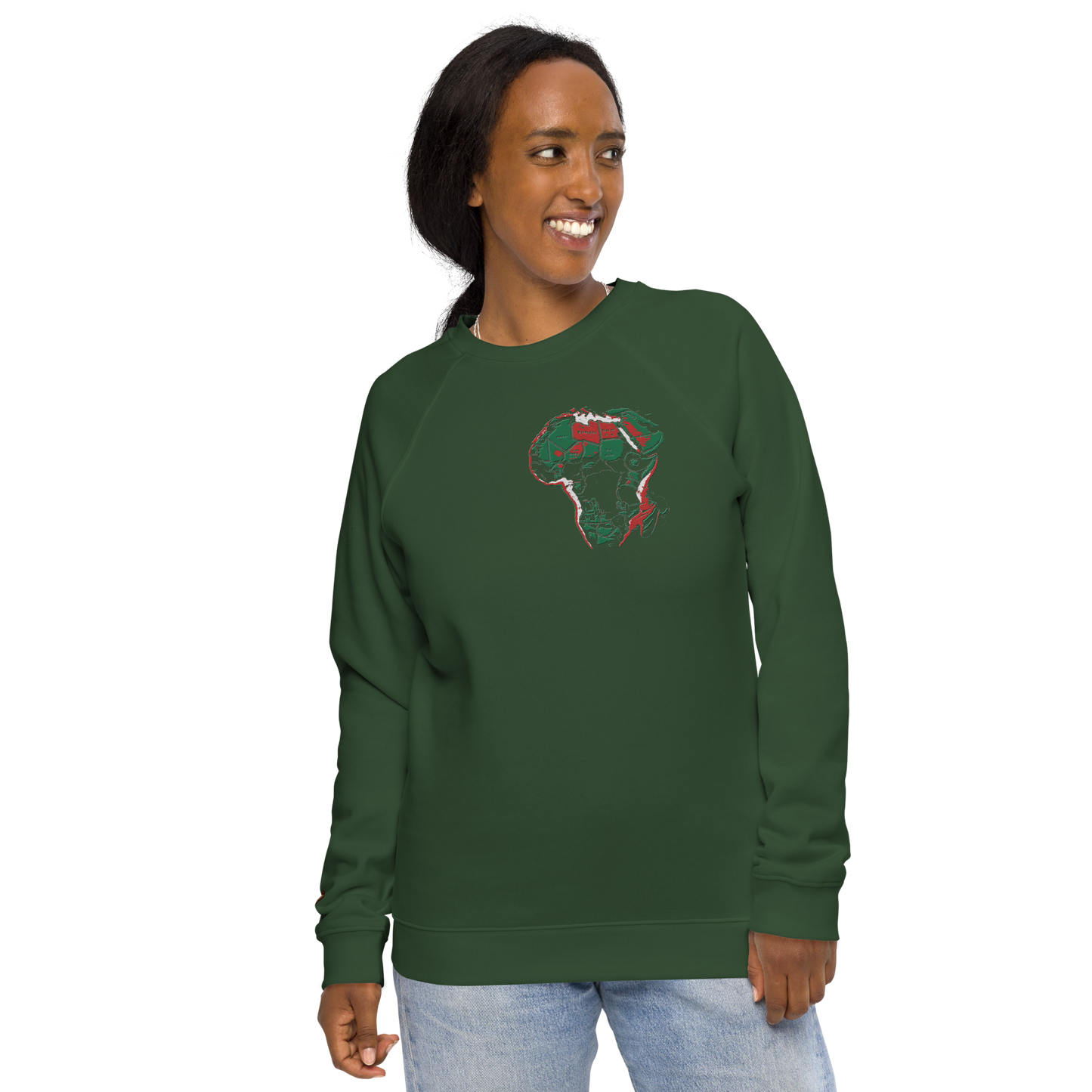 Unisex raglan sweatshirt