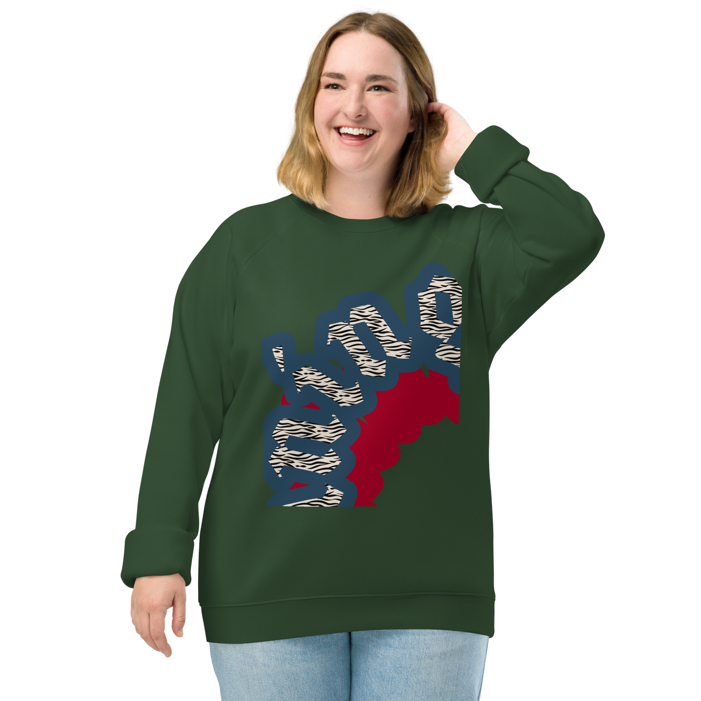 Unisex raglan sweatshirt