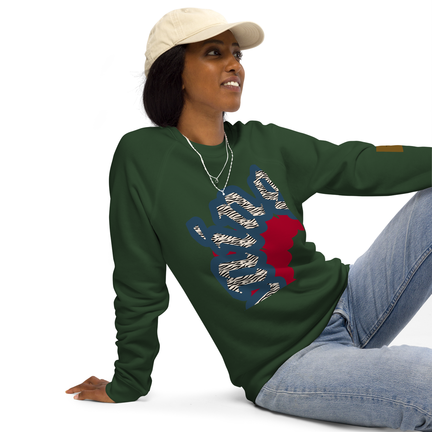 Unisex raglan sweatshirt