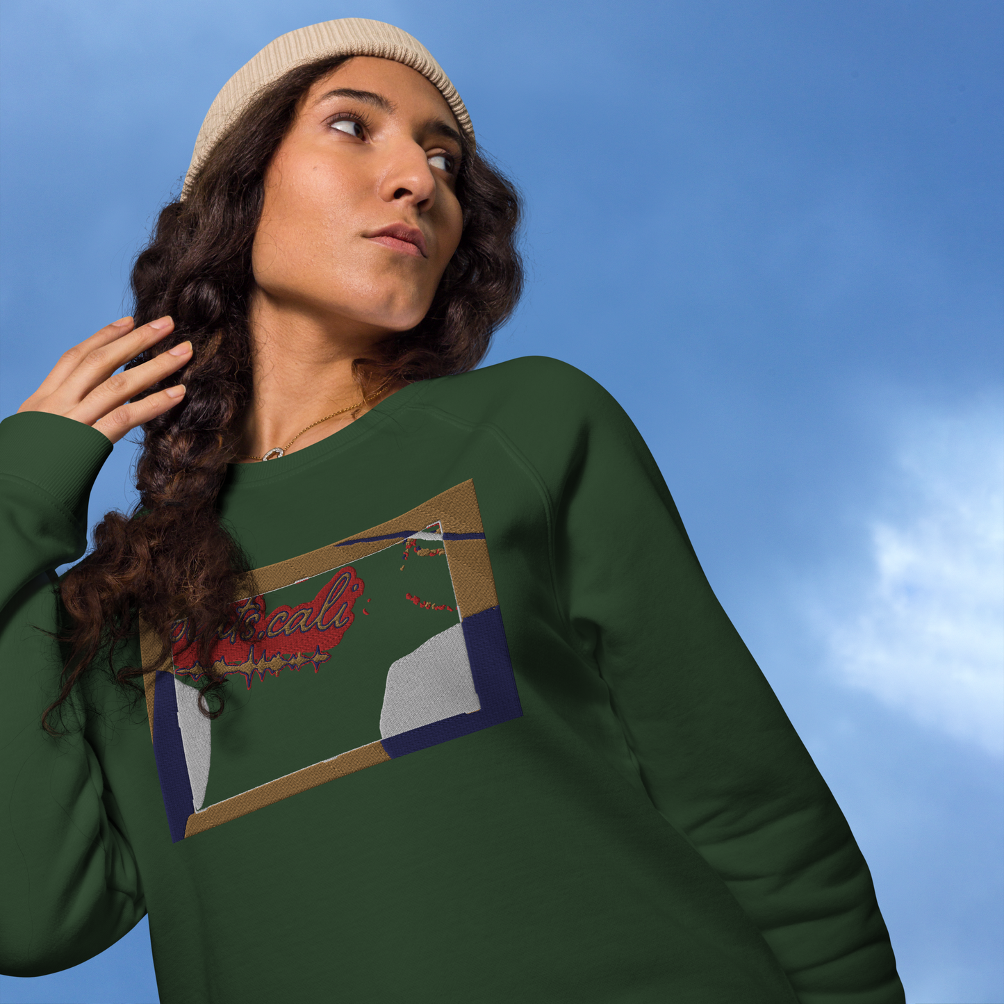 Unisex raglan sweatshirt