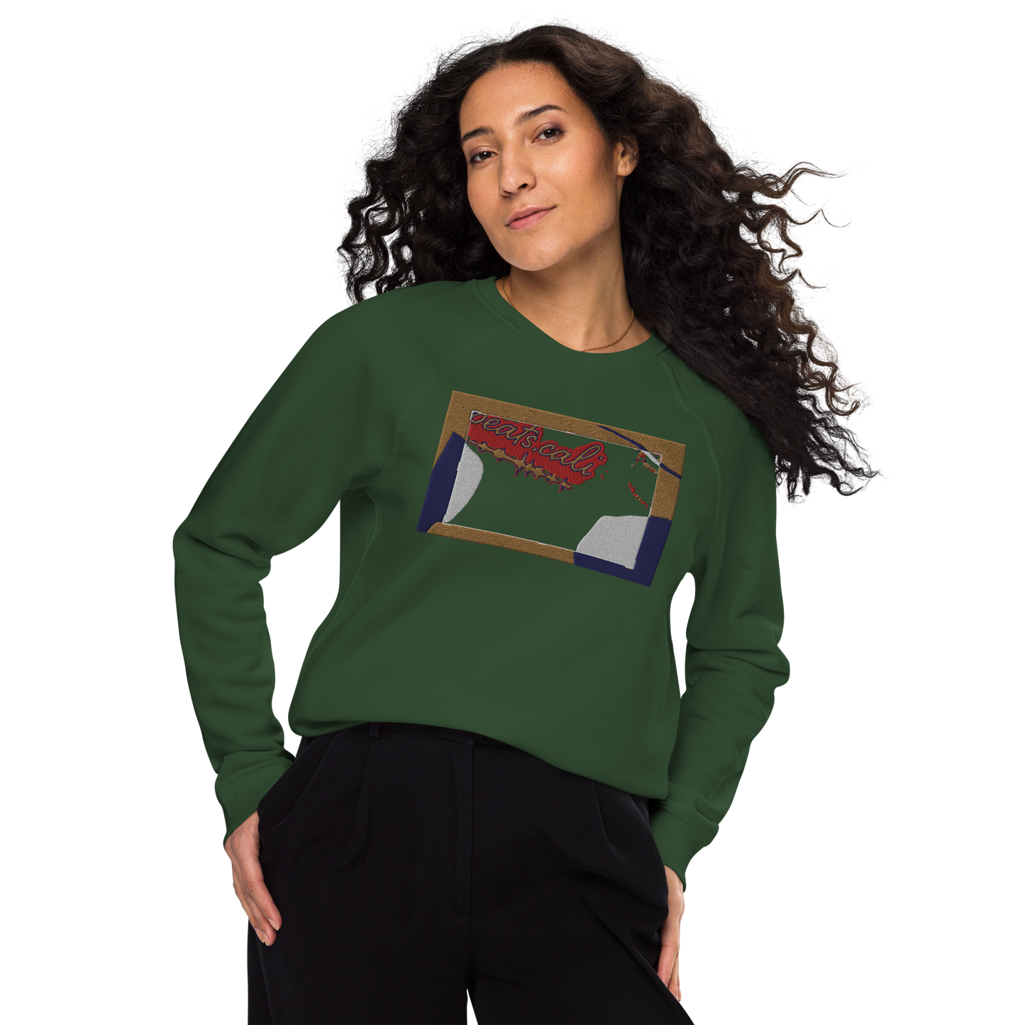 Unisex raglan sweatshirt