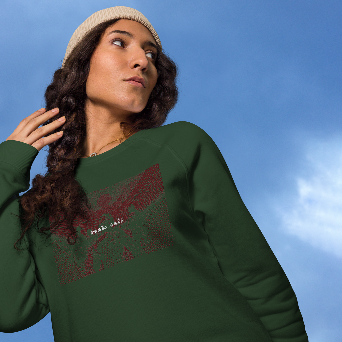 Unisex raglan sweatshirt