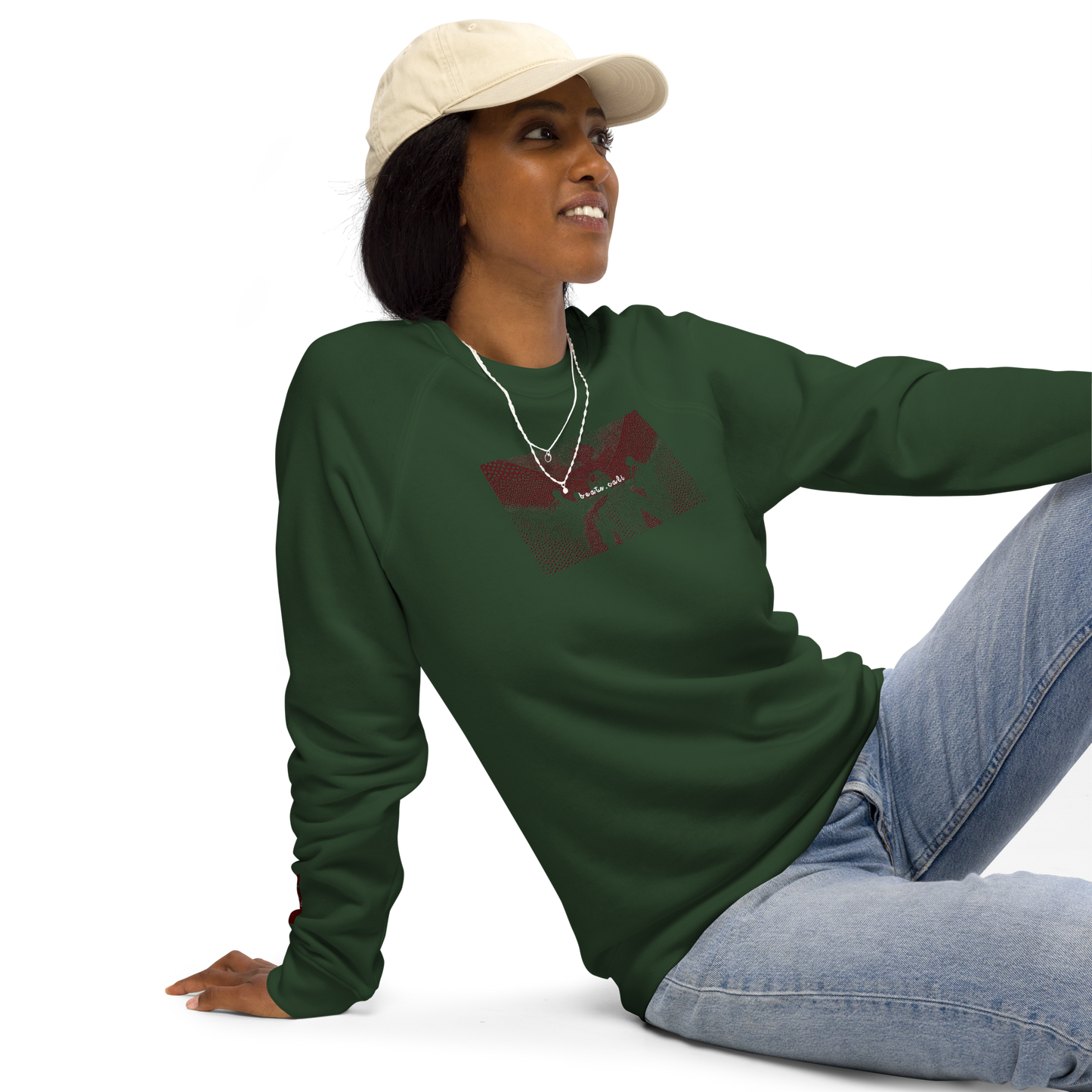 Unisex raglan sweatshirt