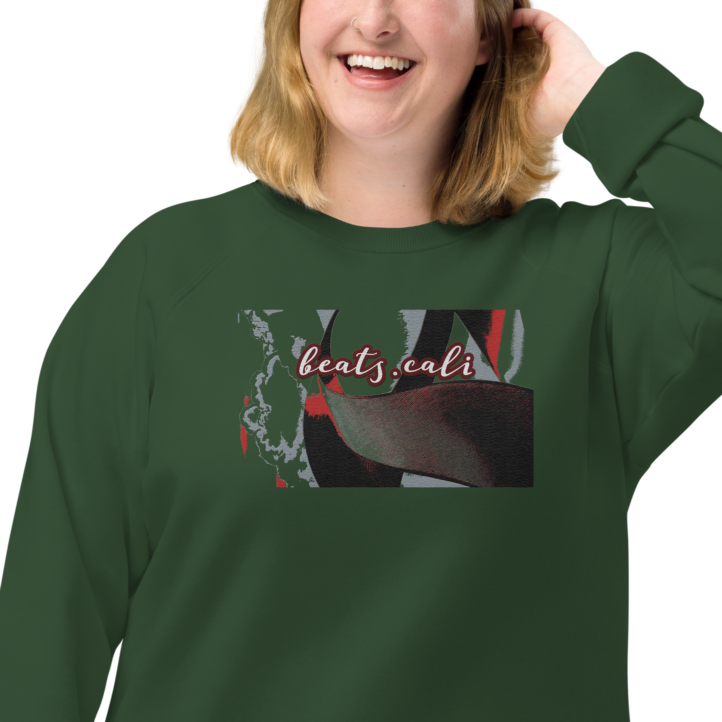 Unisex raglan sweatshirt