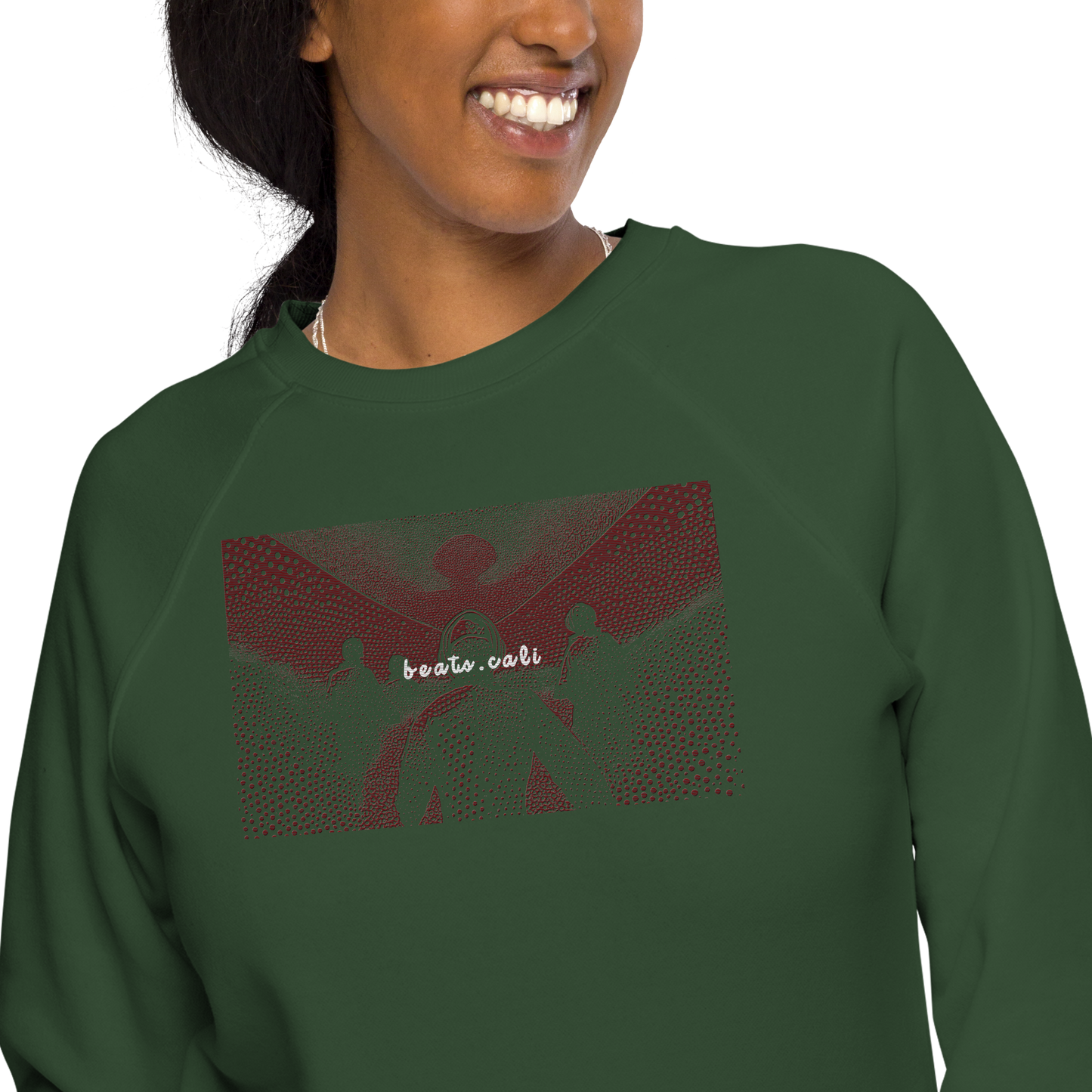Unisex raglan sweatshirt