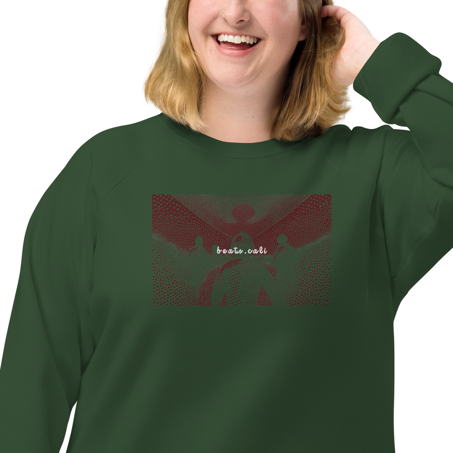Unisex raglan sweatshirt