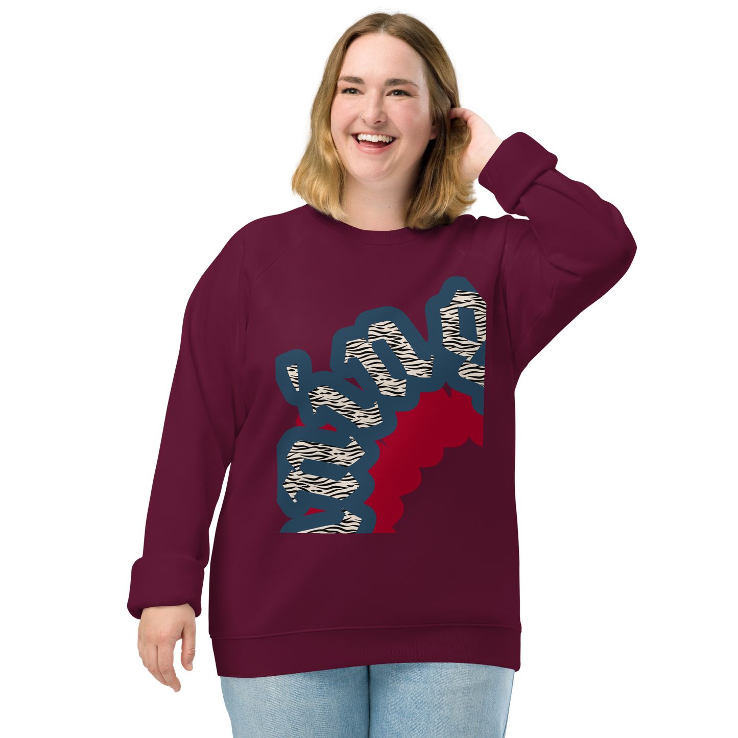 Unisex raglan sweatshirt