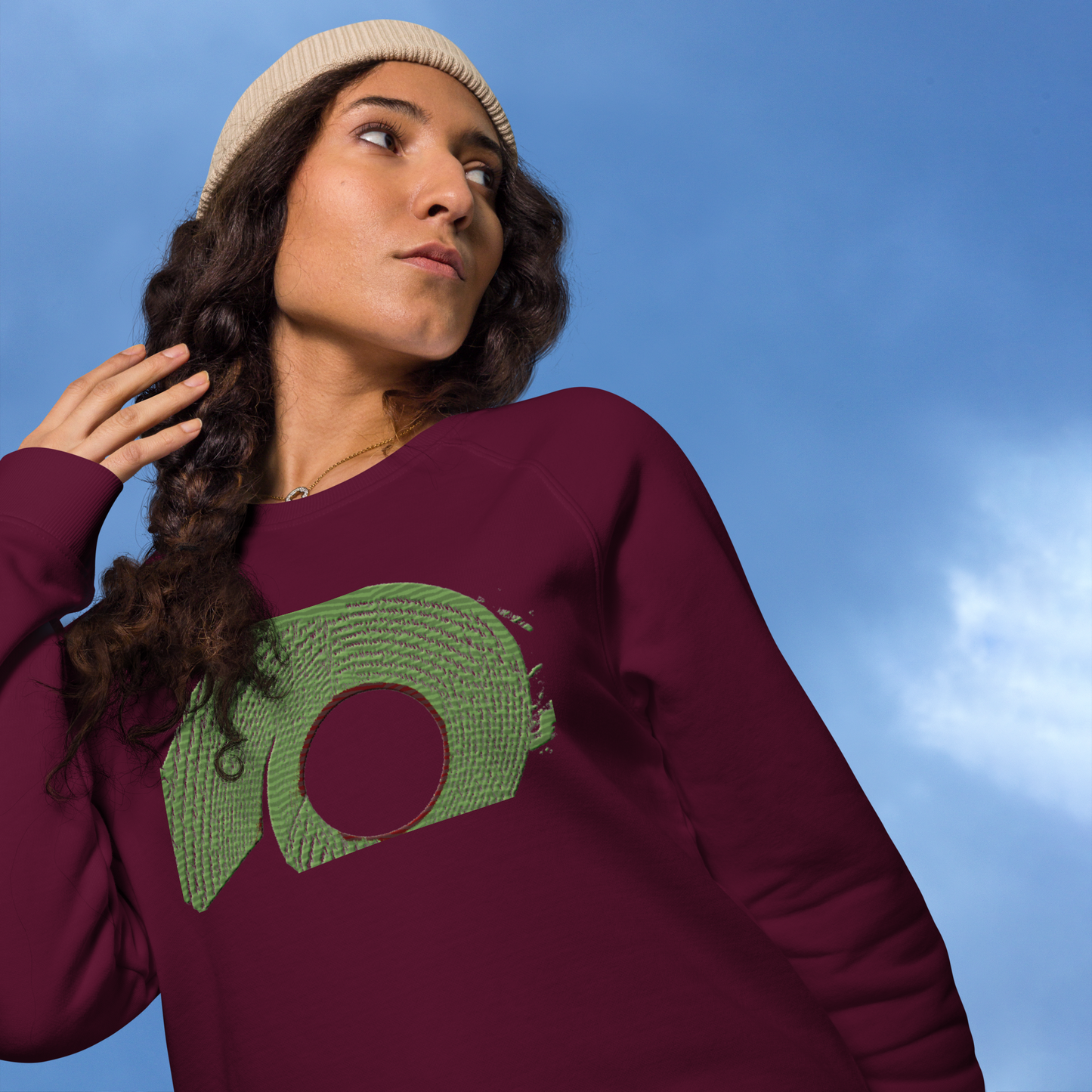 Unisex raglan sweatshirt