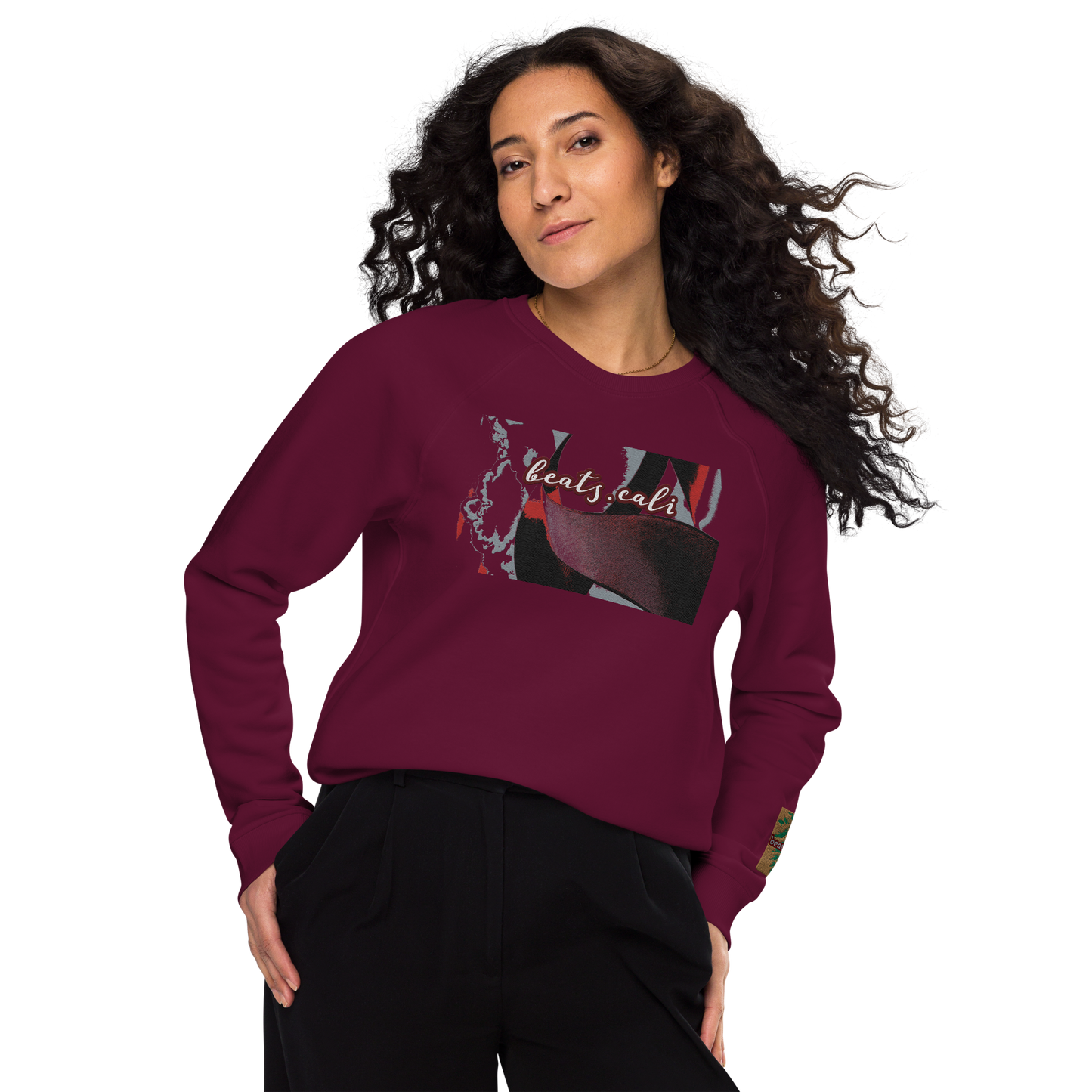 Unisex raglan sweatshirt