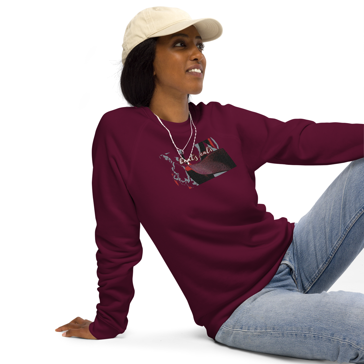 Unisex raglan sweatshirt
