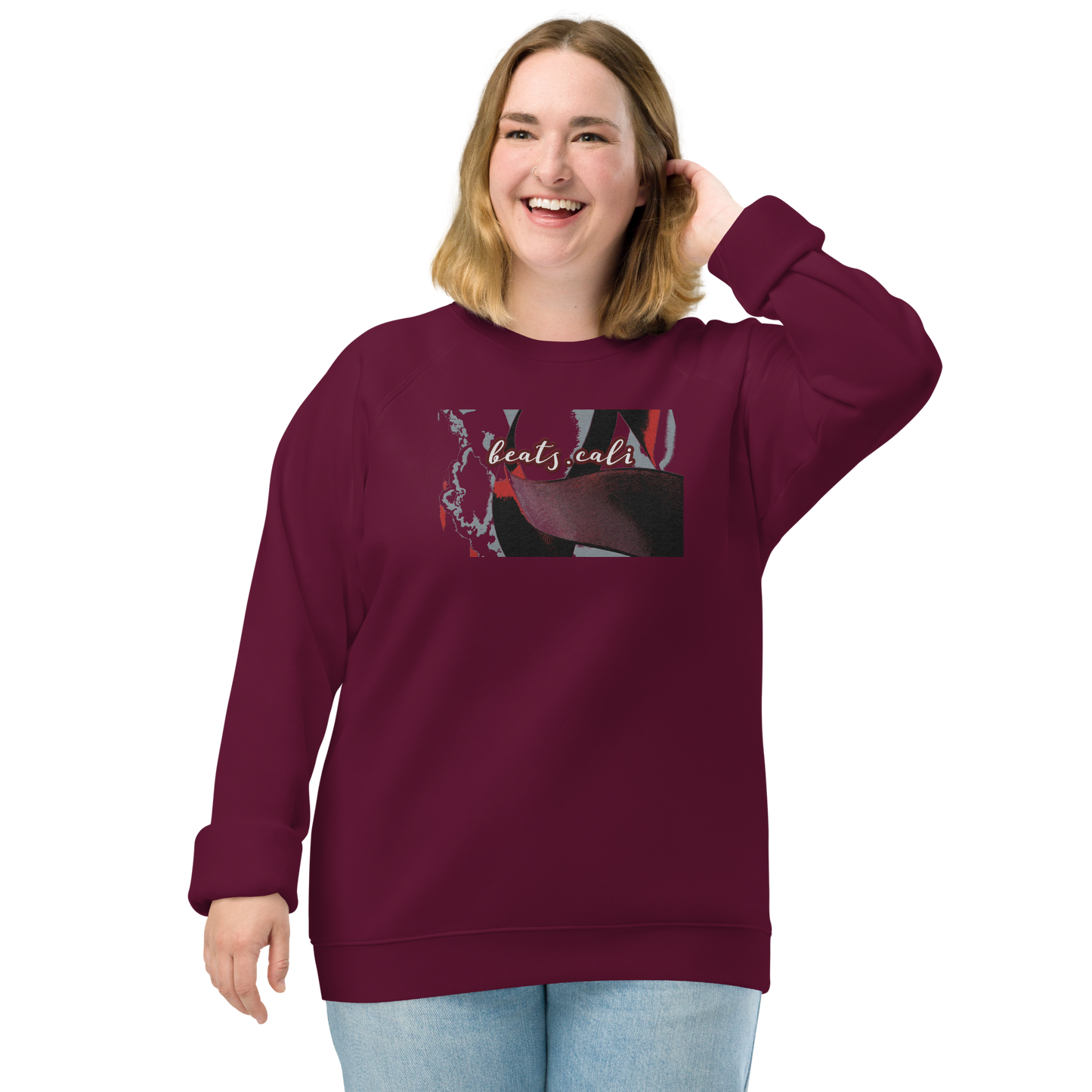 Unisex raglan sweatshirt