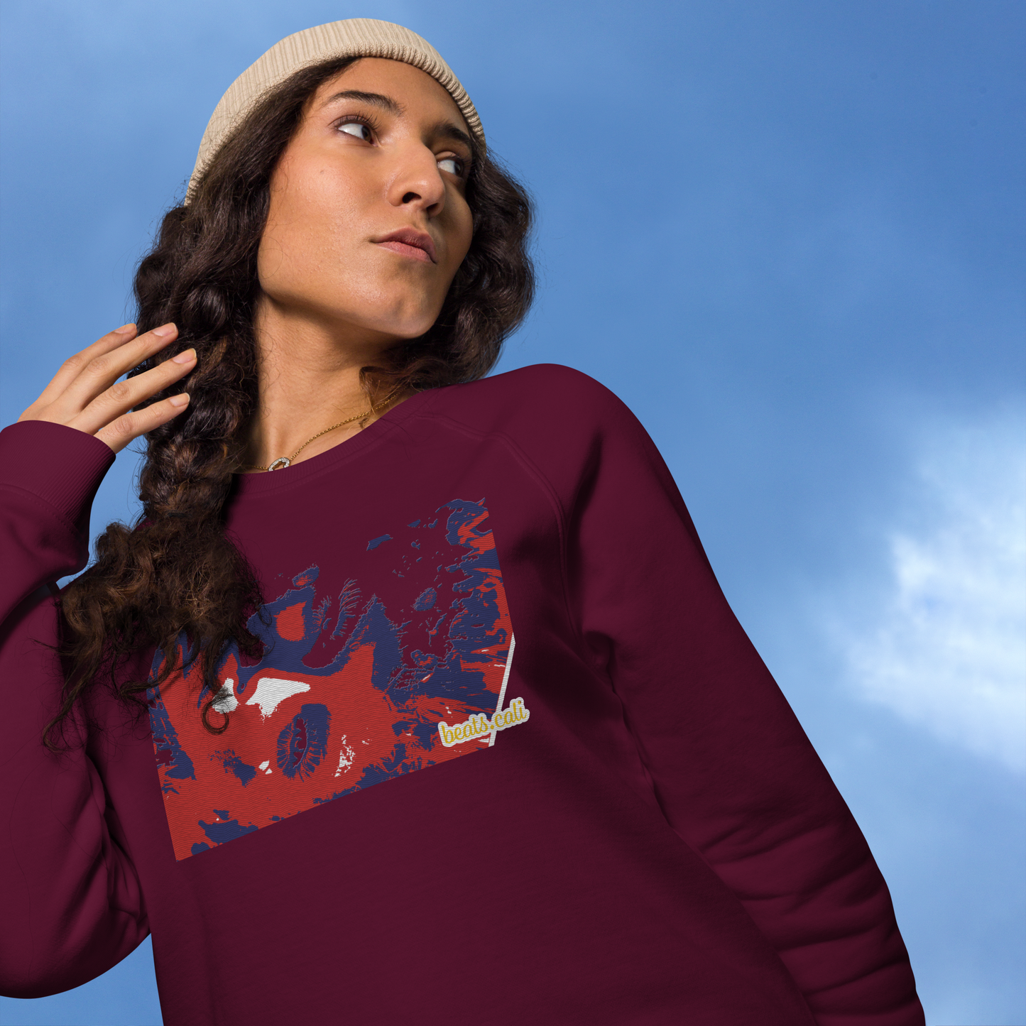 Unisex raglan sweatshirt