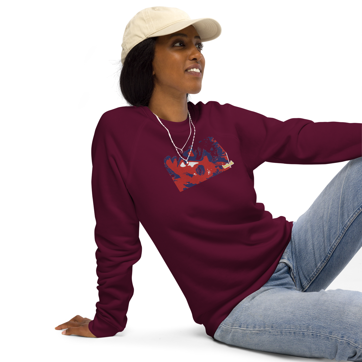 Unisex raglan sweatshirt