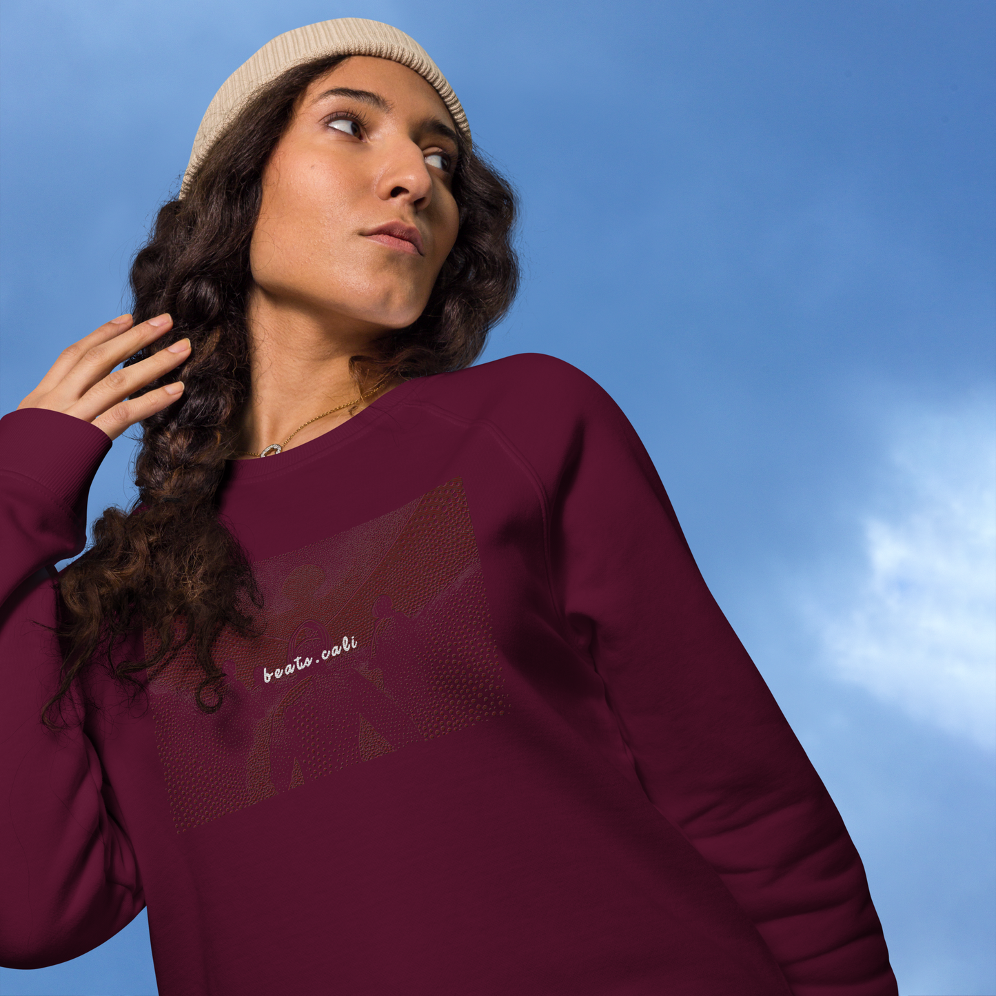 Unisex raglan sweatshirt