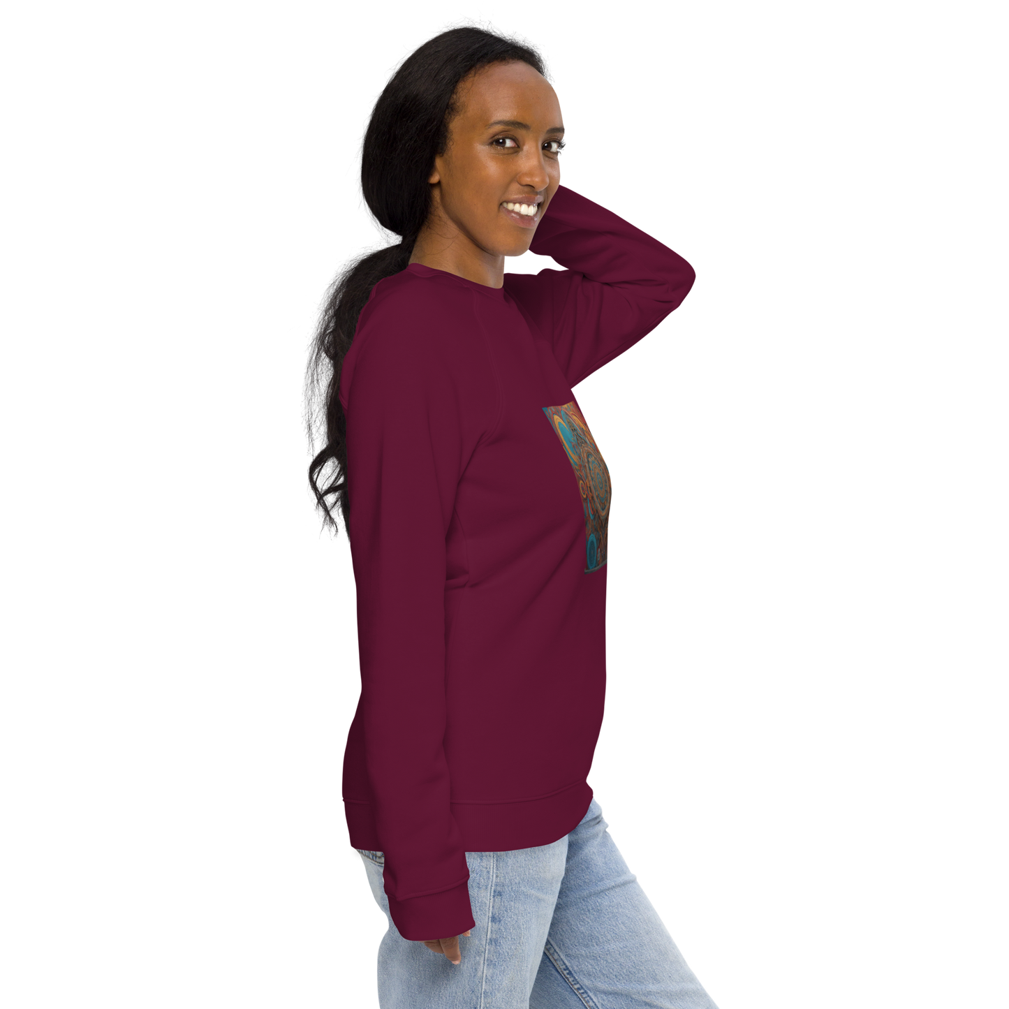 Unisex raglan sweatshirt
