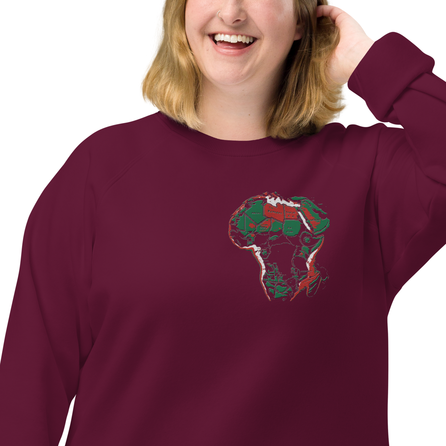Unisex raglan sweatshirt