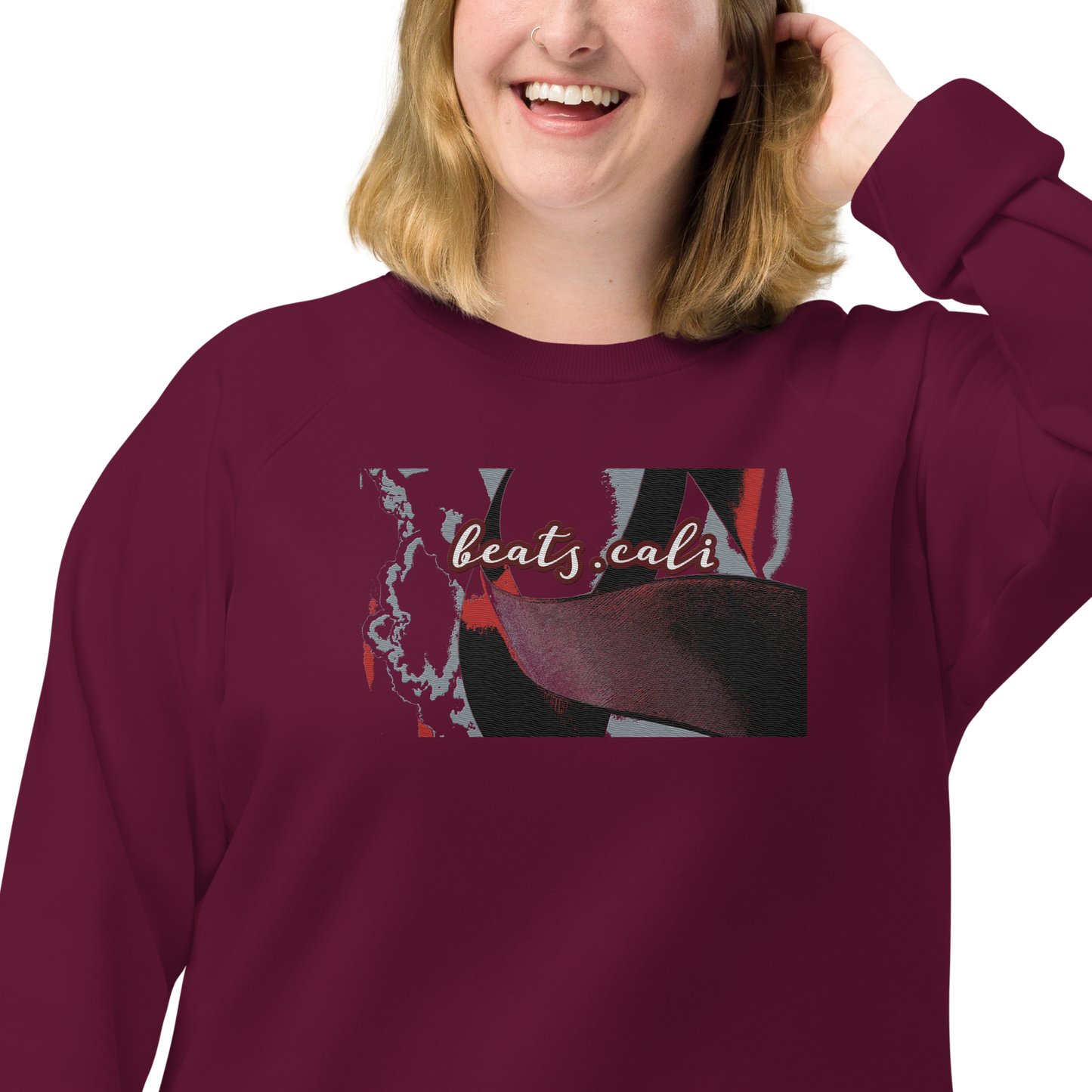 Unisex raglan sweatshirt