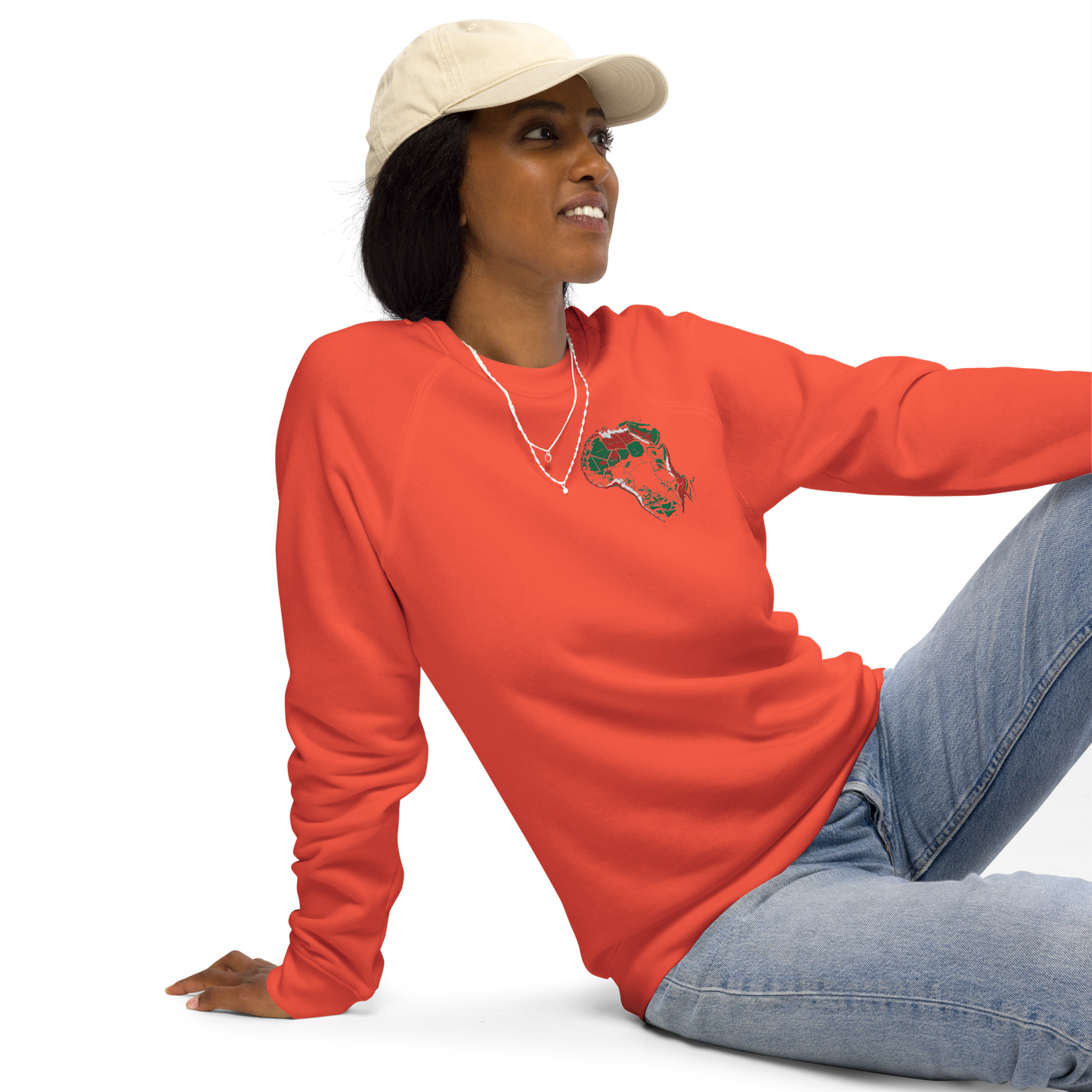 Unisex raglan sweatshirt