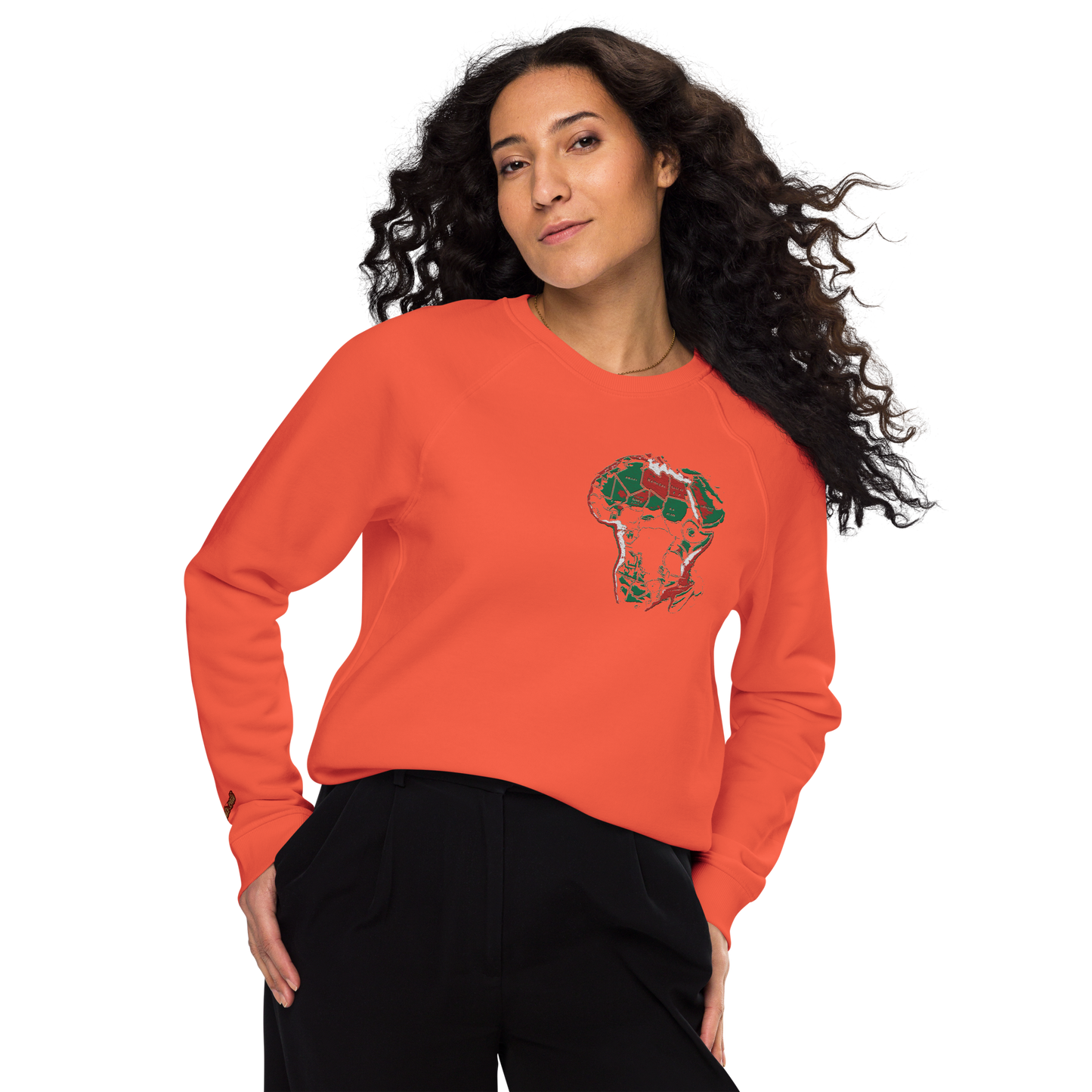 Unisex raglan sweatshirt