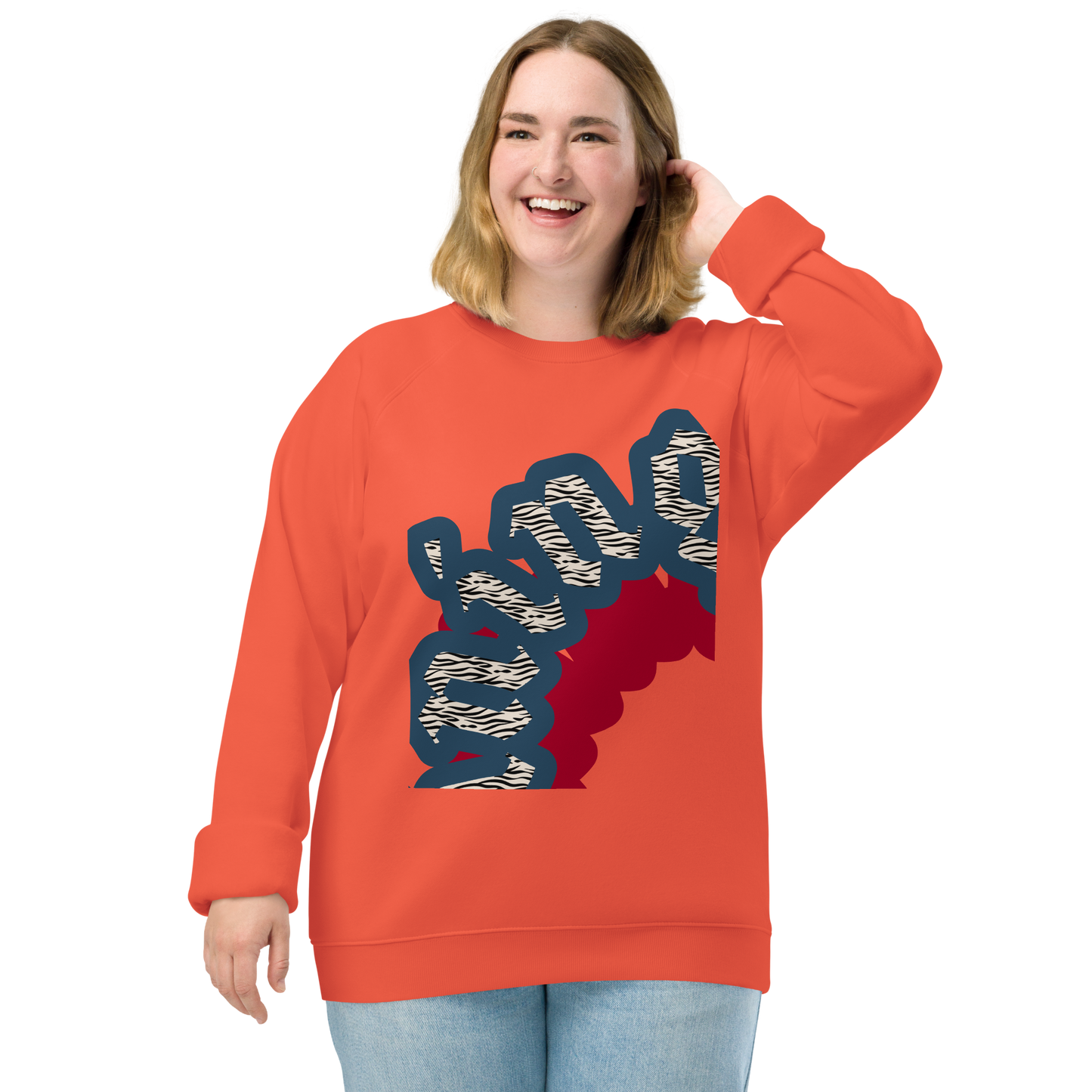 Unisex raglan sweatshirt
