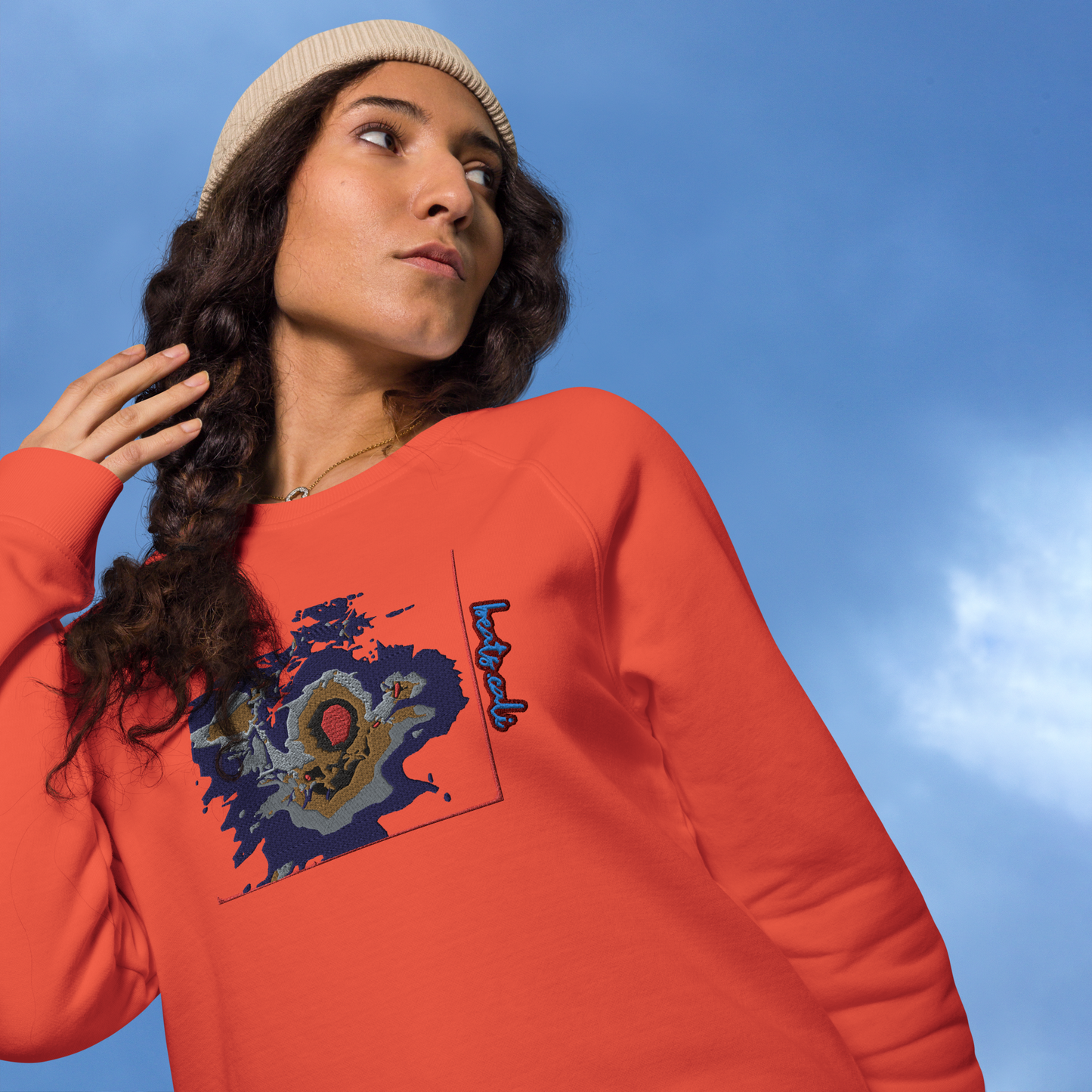 Unisex raglan sweatshirt