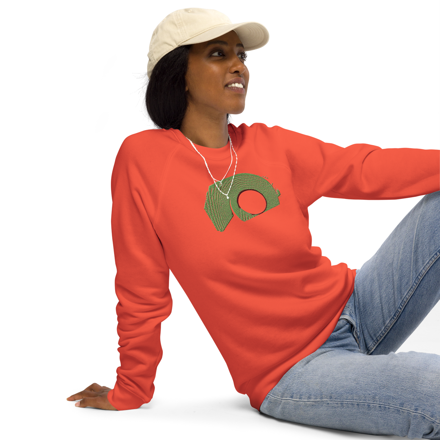 Unisex raglan sweatshirt